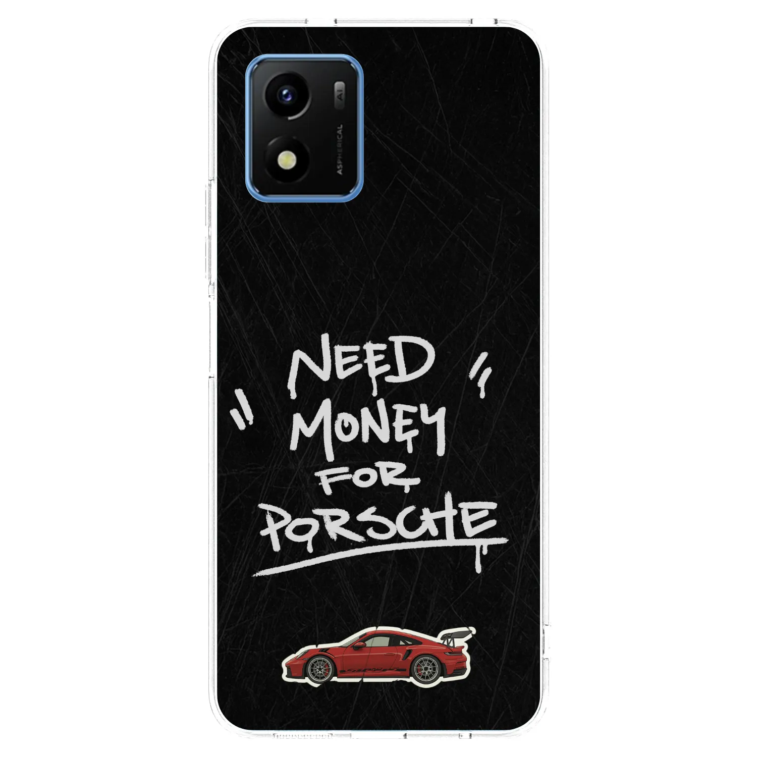 Picasee silikónový prehľadný obal pre Vivo Y01 - Dark Racer