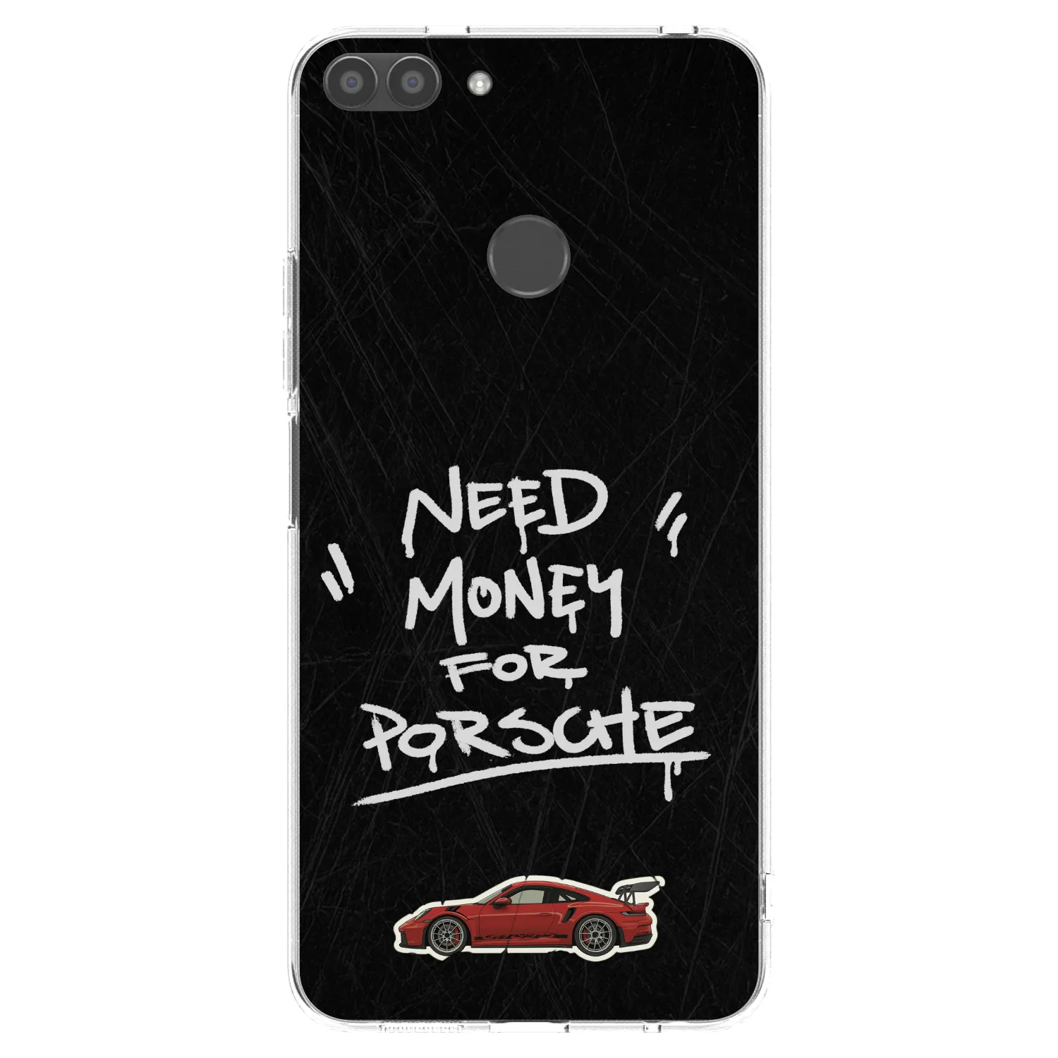 Picasee silikónový prehľadný obal pre Huawei P Smart - Dark Racer