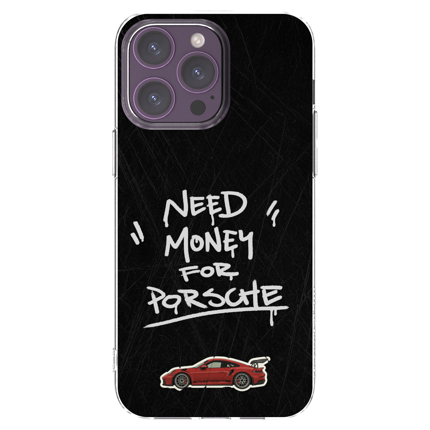 Picasee silikónový prehľadný obal pre Apple iPhone 14 Pro Max - Dark Racer