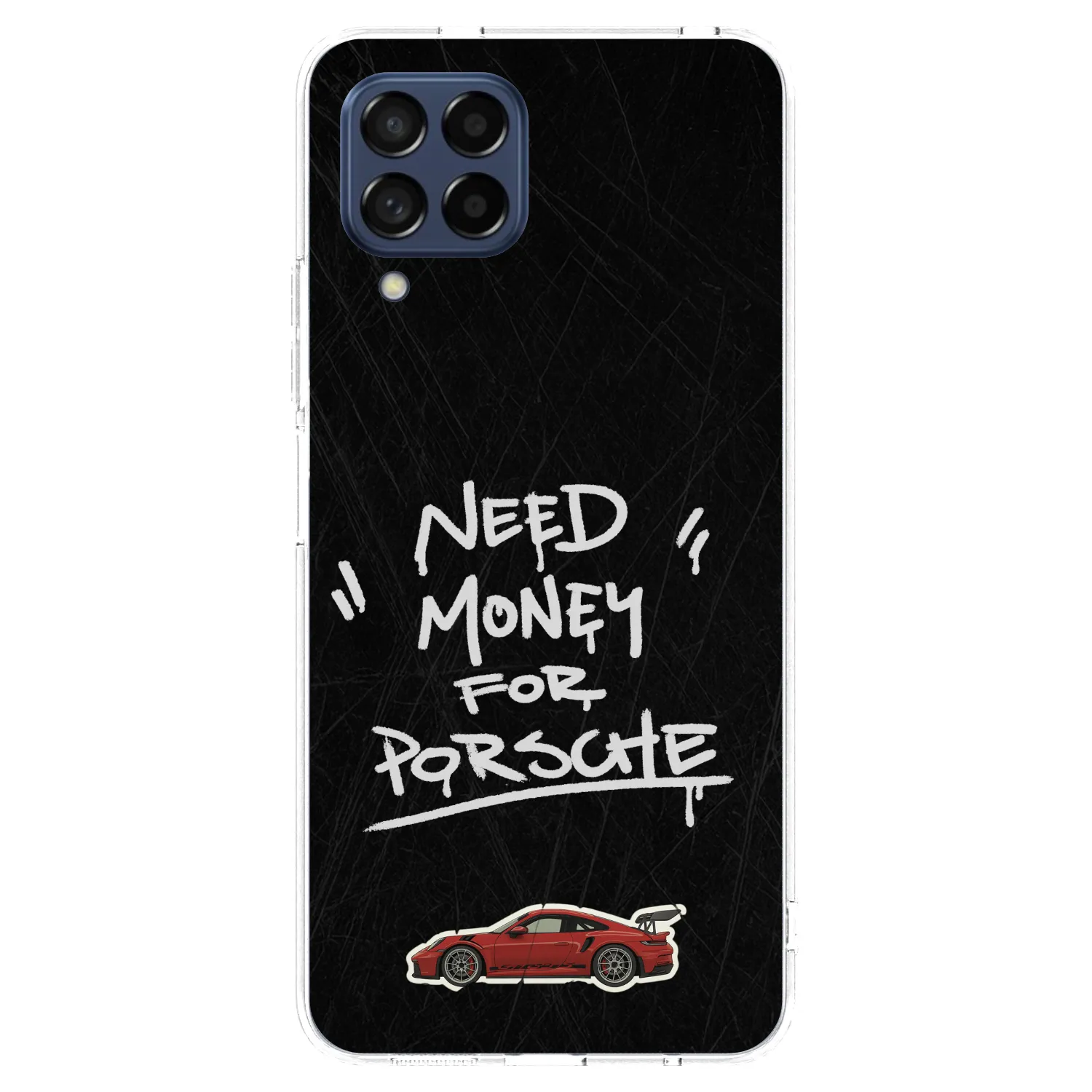 Picasee silikónový prehľadný obal pre Samsung Galaxy M53 5G - Dark Racer