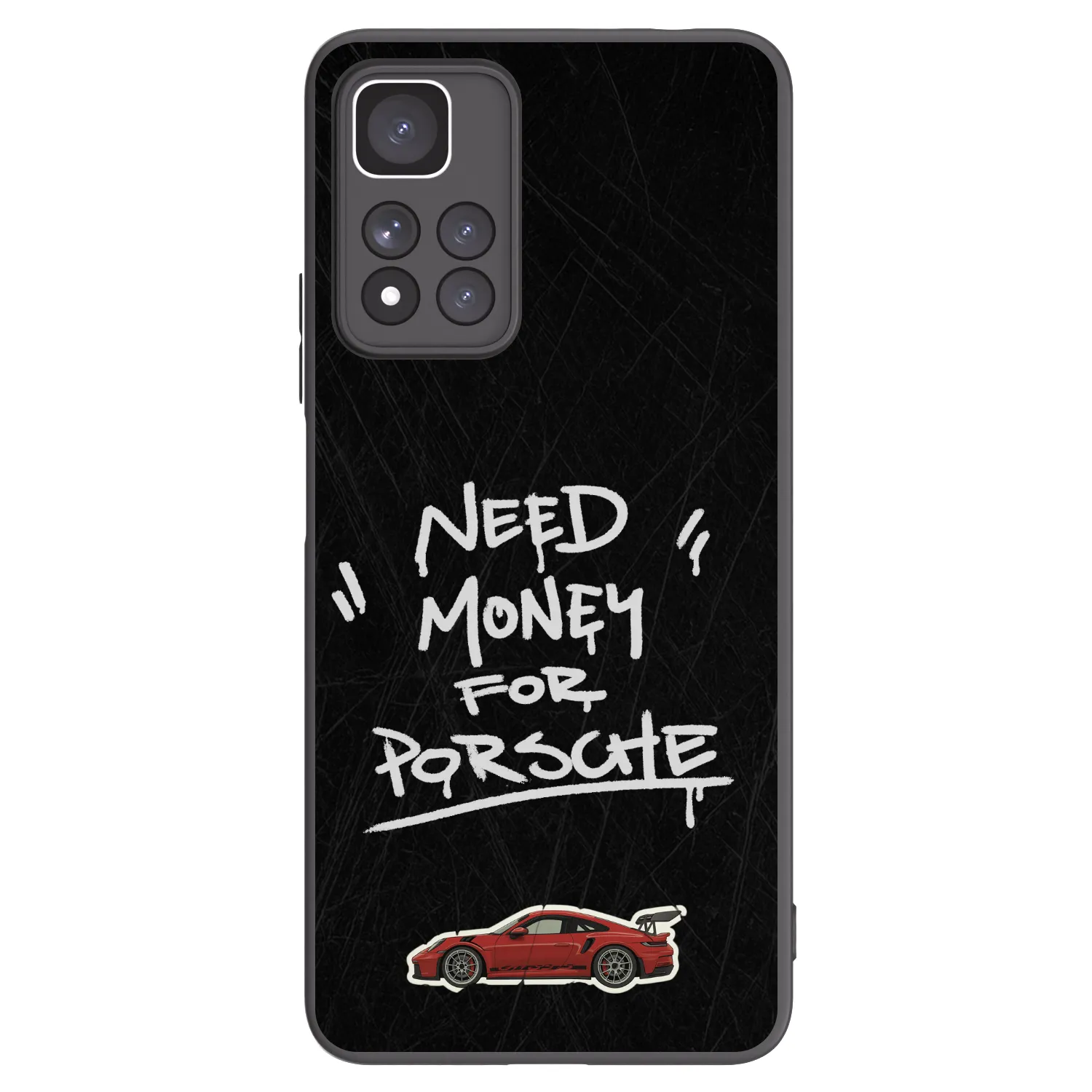 Picasee silikónový čierny obal pre Xiaomi Redmi Note 11 Pro+ 5G - Dark Racer