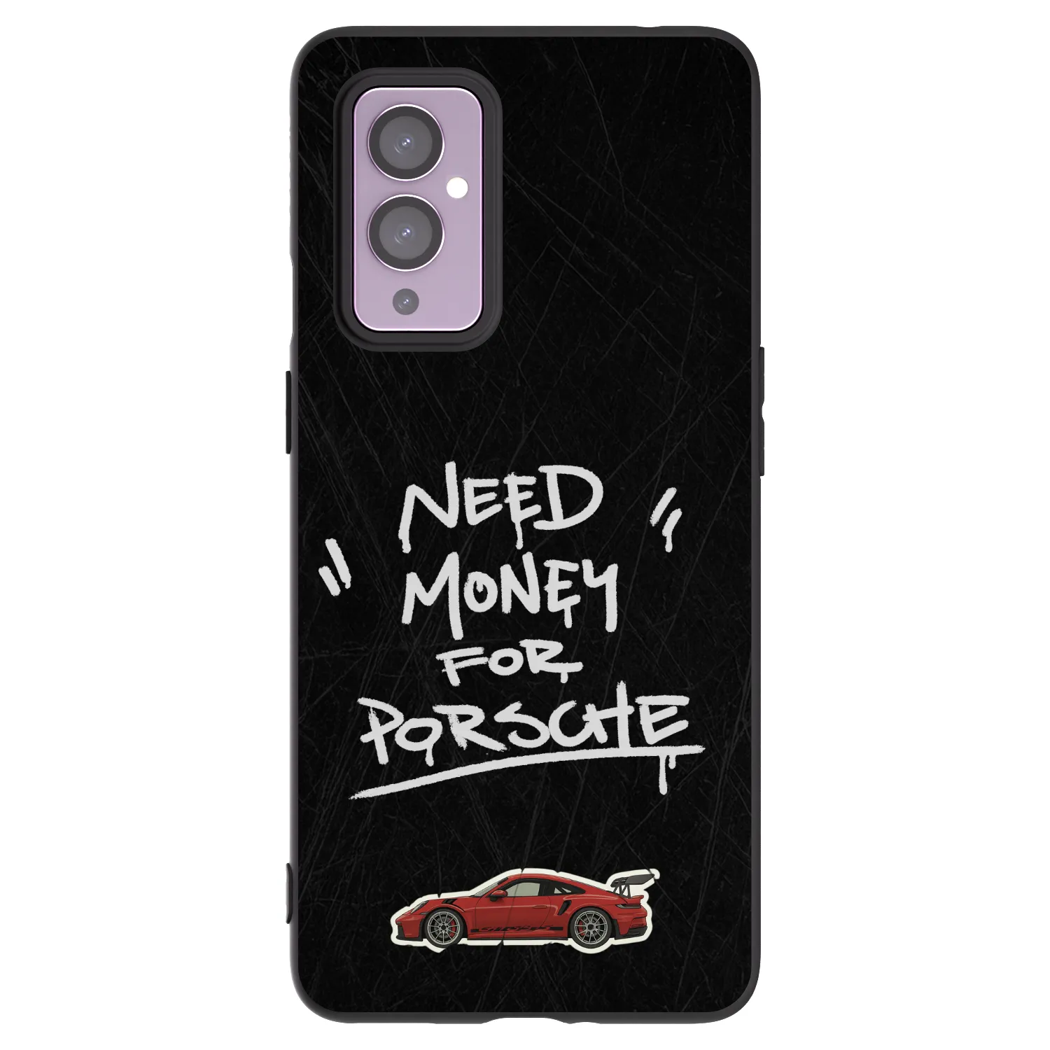 Picasee silikónový čierny obal pre OnePlus 9 - Dark Racer