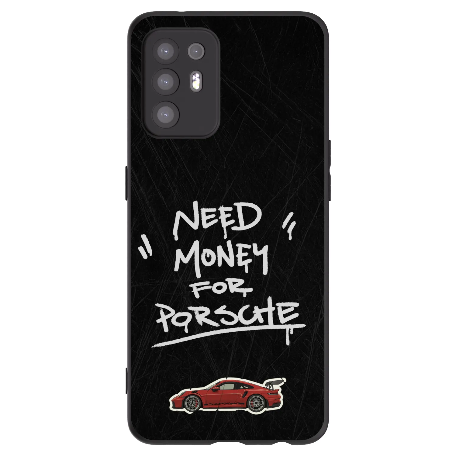 Picasee silikónový čierny obal pre OPPO A94 5G - Dark Racer