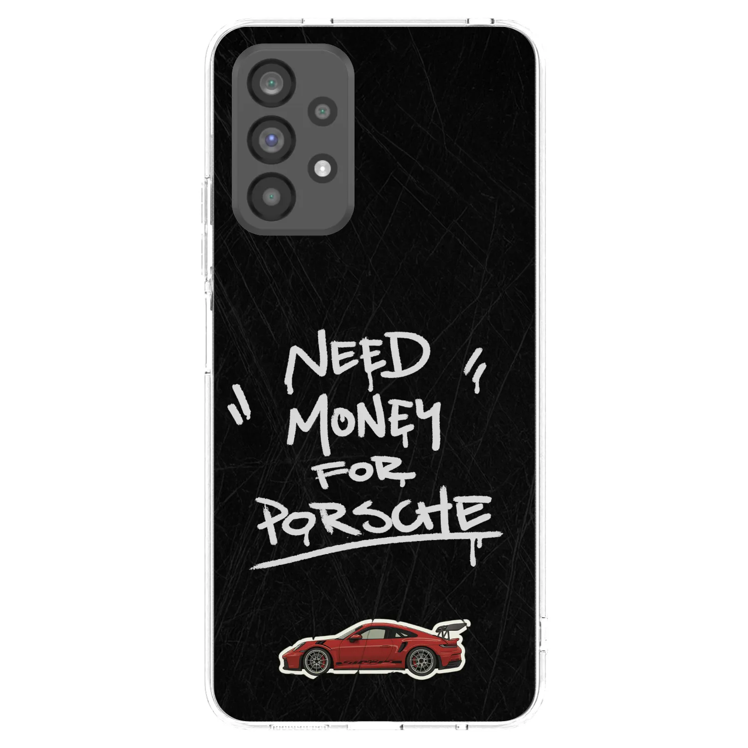 Picasee silikónový prehľadný obal pre Samsung Galaxy A73 5G - Dark Racer