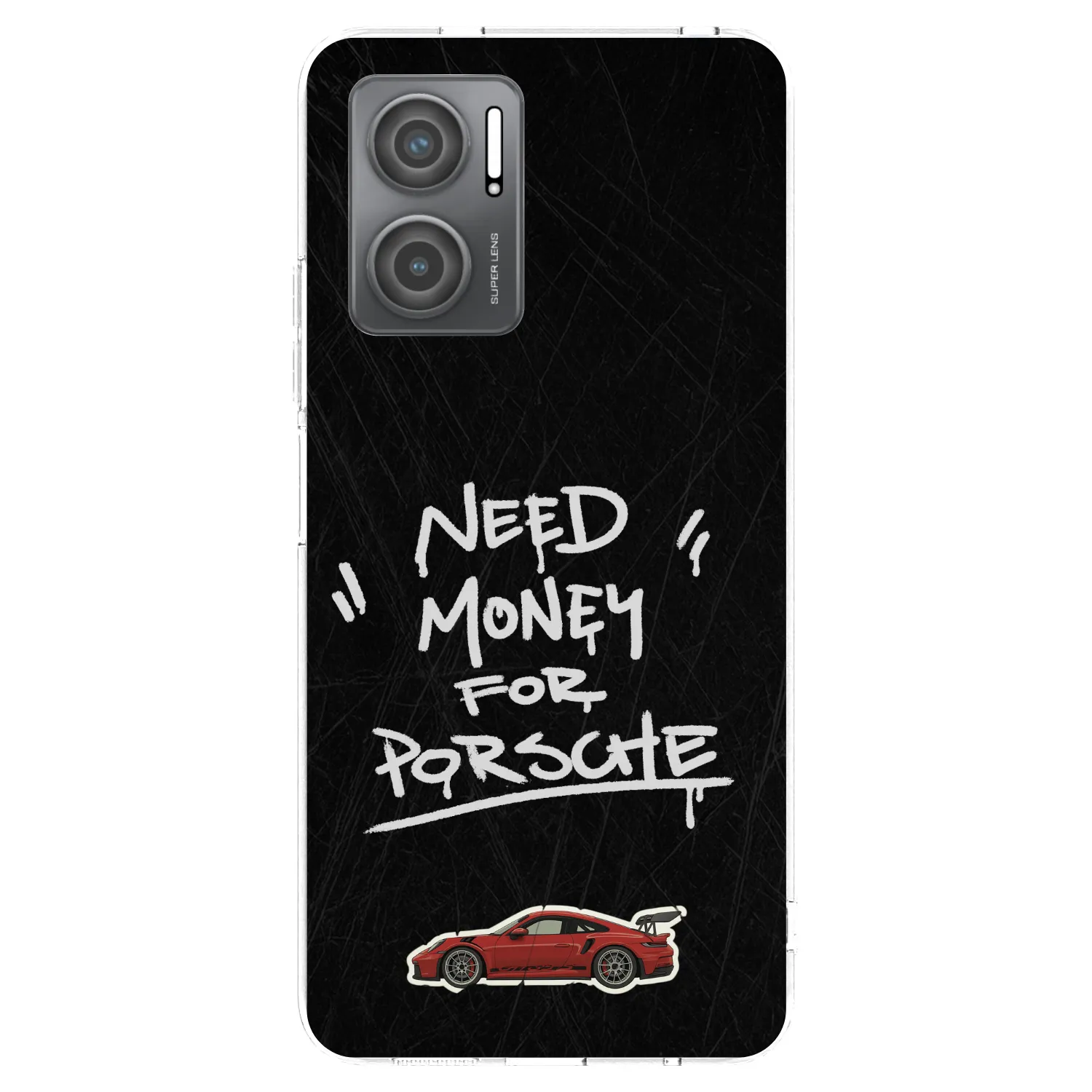 Picasee silikónový prehľadný obal pre Xiaomi Redmi 10 5G - Dark Racer