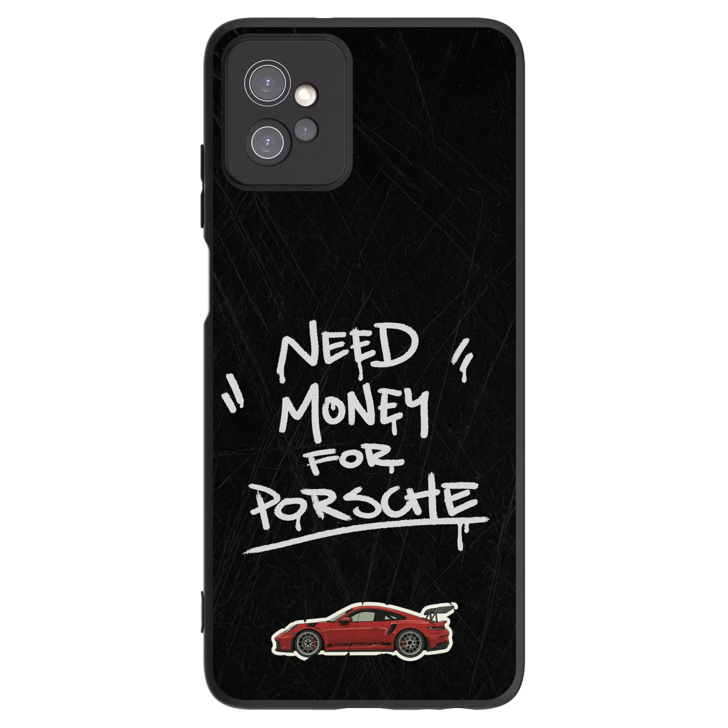 Picasee silikónový čierny obal pre Motorola Moto G32 - Dark Racer