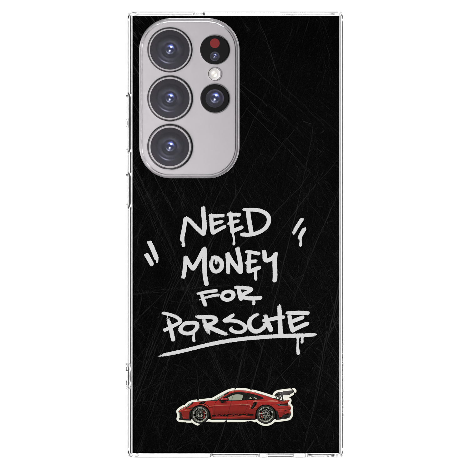 Picasee silikónový prehľadný obal pre Samsung Galaxy S23 Ultra 5G - Dark Racer