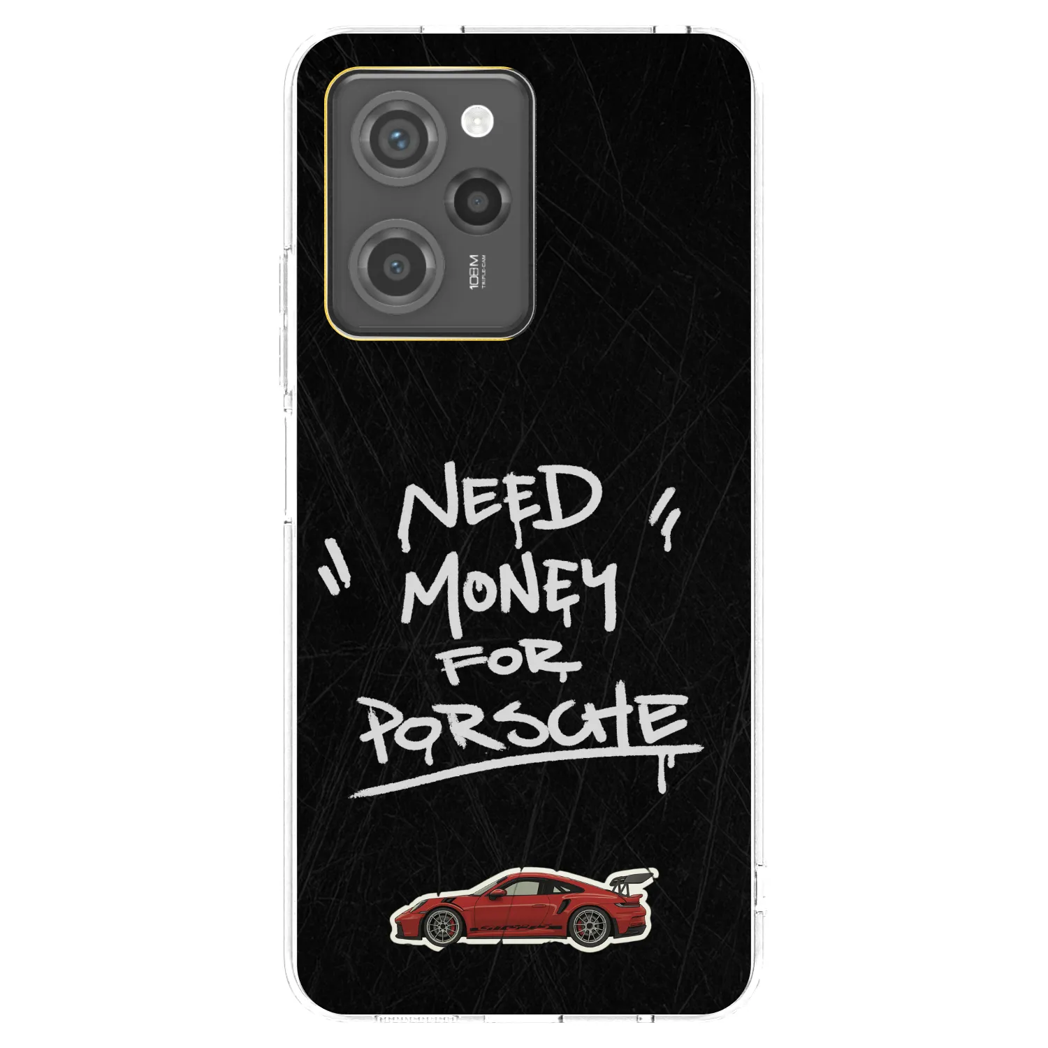 Picasee silikónový prehľadný obal pre Xiaomi Poco X5 Pro - Dark Racer