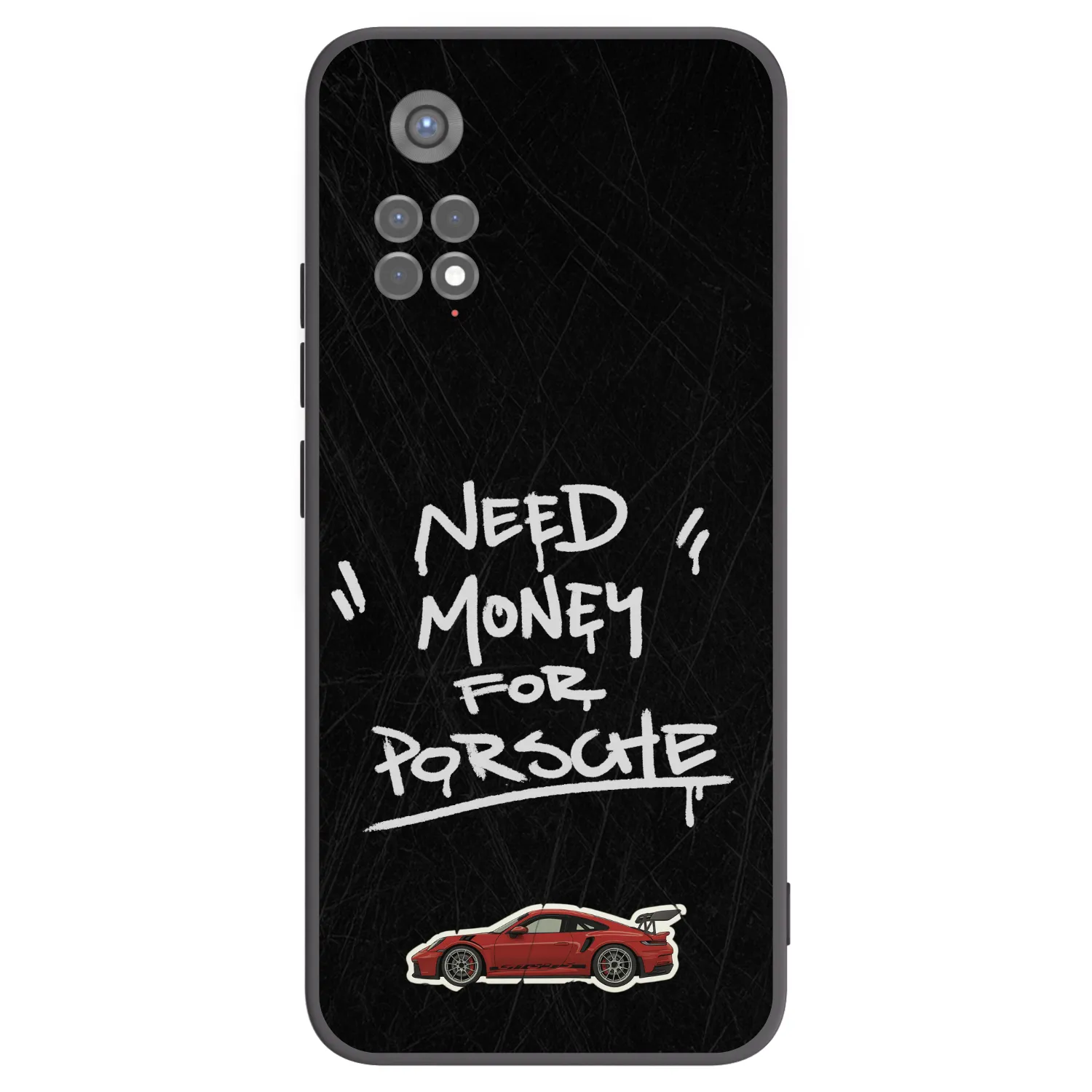Picasee silikónový čierny obal pre Xiaomi Redmi Note 11S 5G - Dark Racer