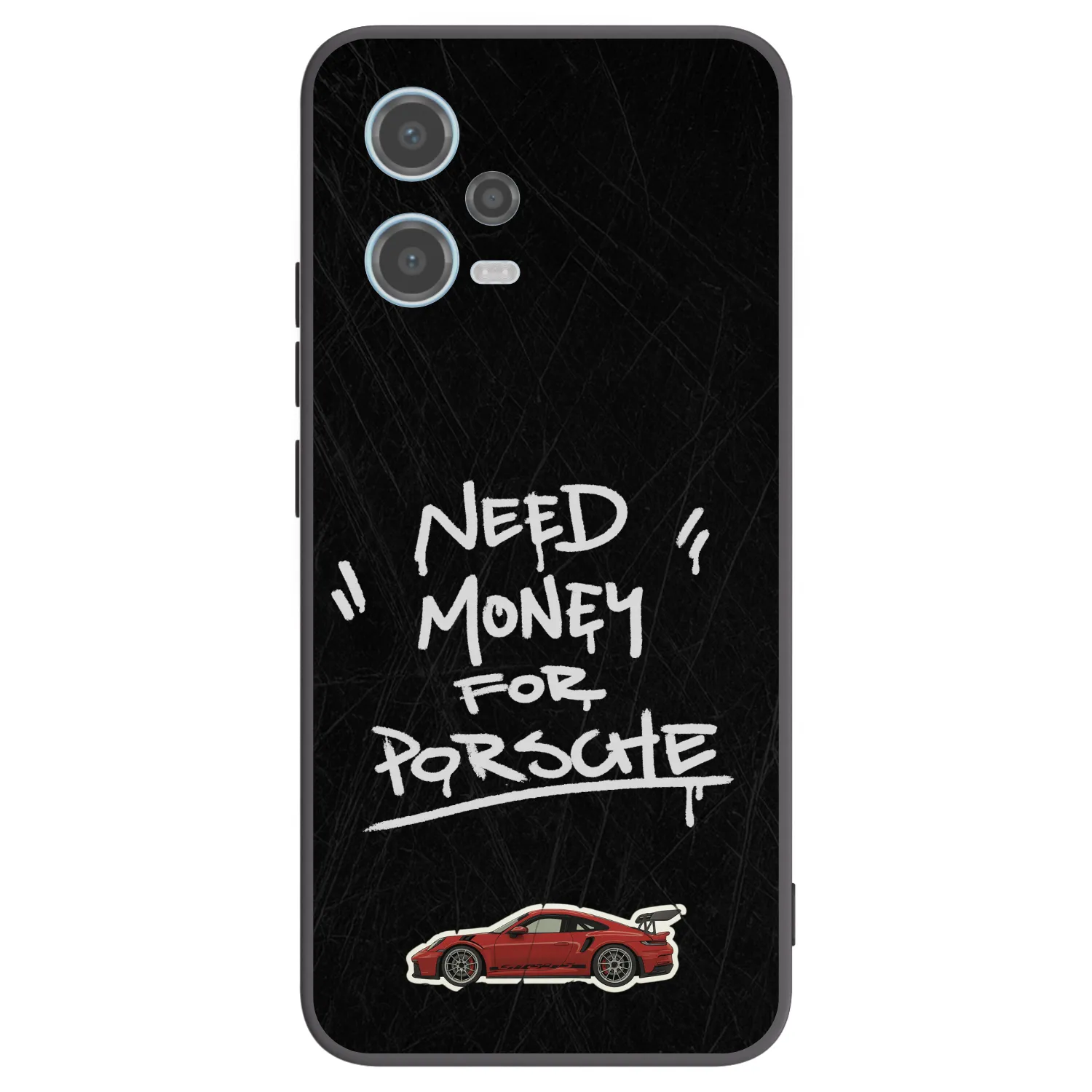 Picasee silikónový čierny obal pre Xiaomi Redmi Note 12 5G - Dark Racer