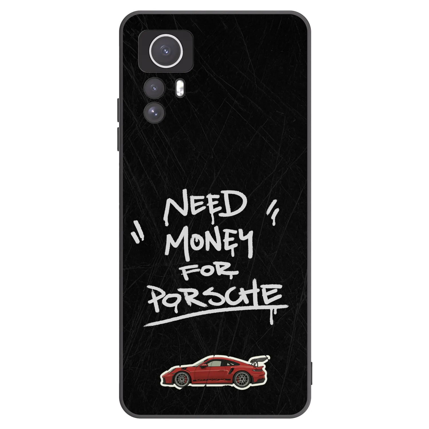 Picasee silikónový čierny obal pre Xiaomi Redmi Note 12S - Dark Racer