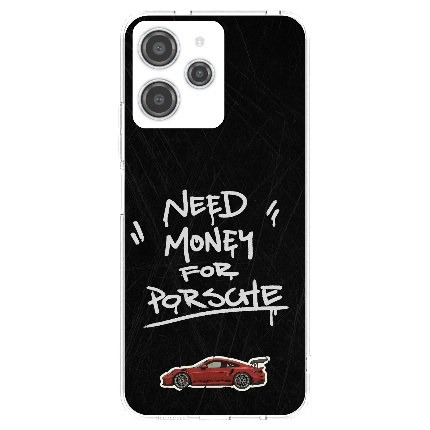 Picasee silikónový prehľadný obal pre Xiaomi Redmi 12 4G - Dark Racer