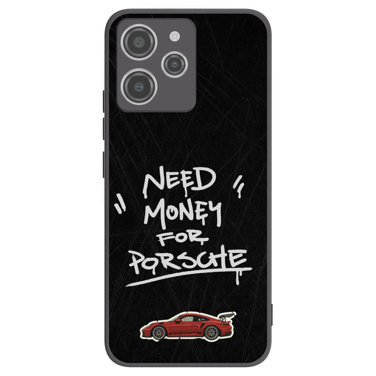 Picasee silikónový čierny obal pre Xiaomi Redmi 12 4G - Dark Racer
