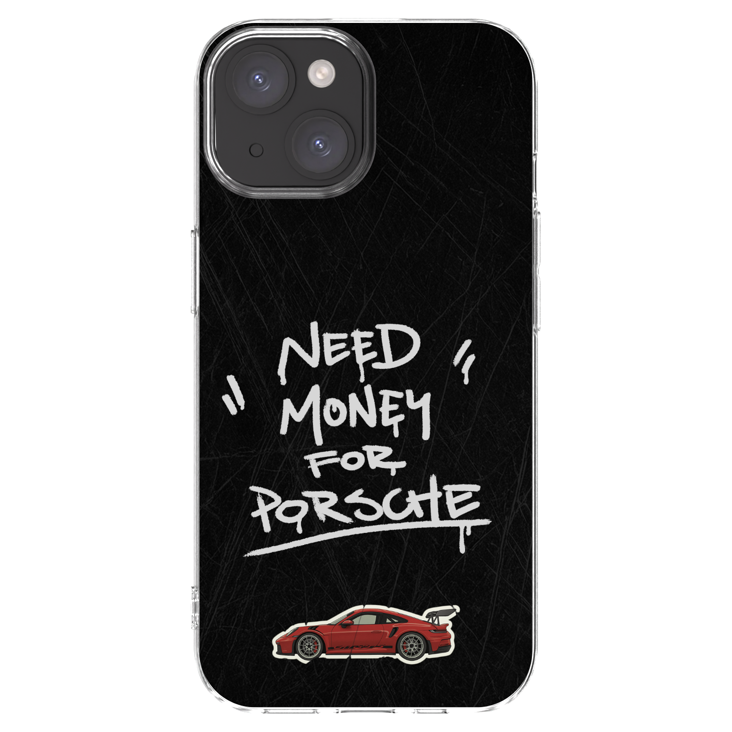 Picasee silikónový prehľadný obal pre Apple iPhone 15 - Dark Racer