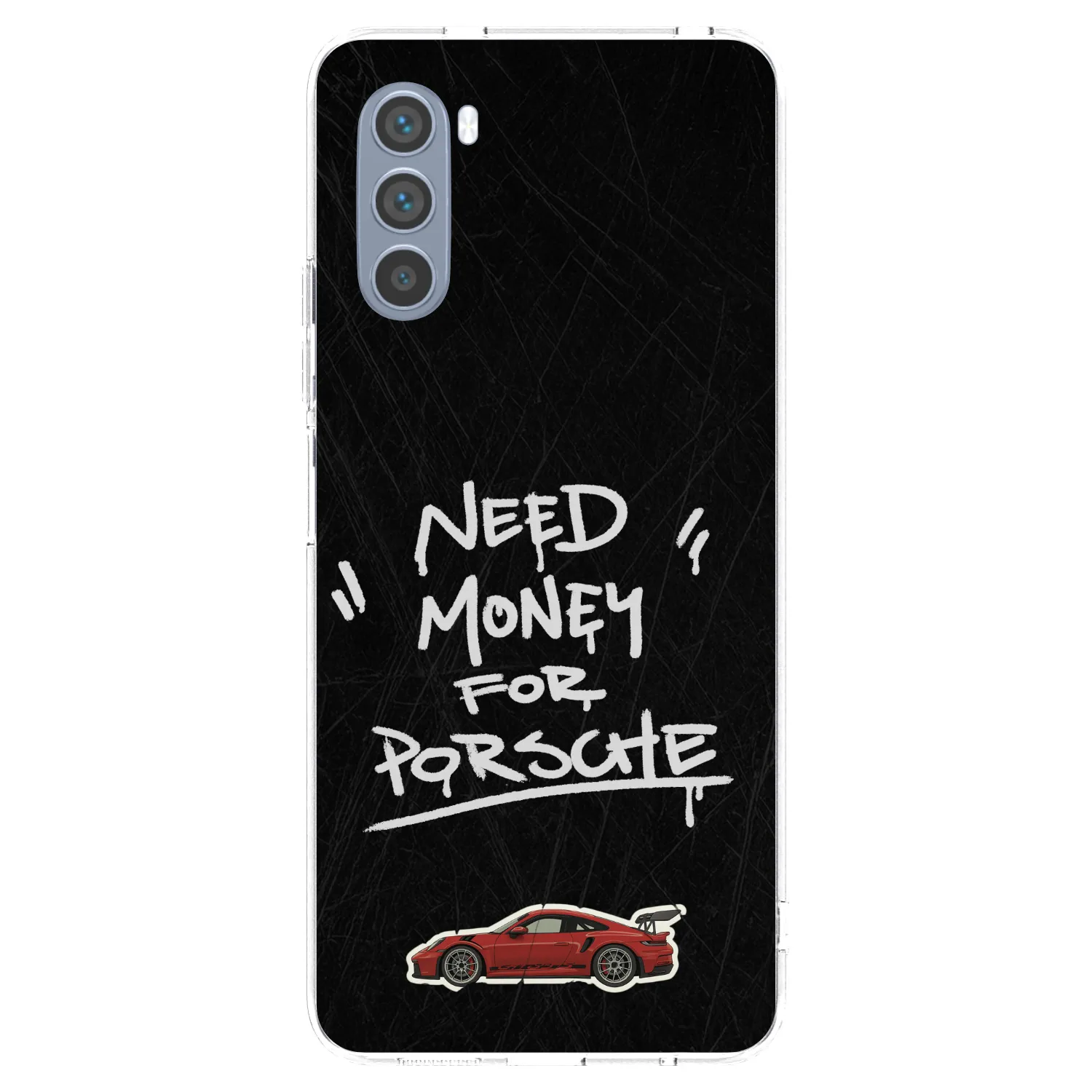Picasee silikónový prehľadný obal pre Motorola Moto G62 - Dark Racer