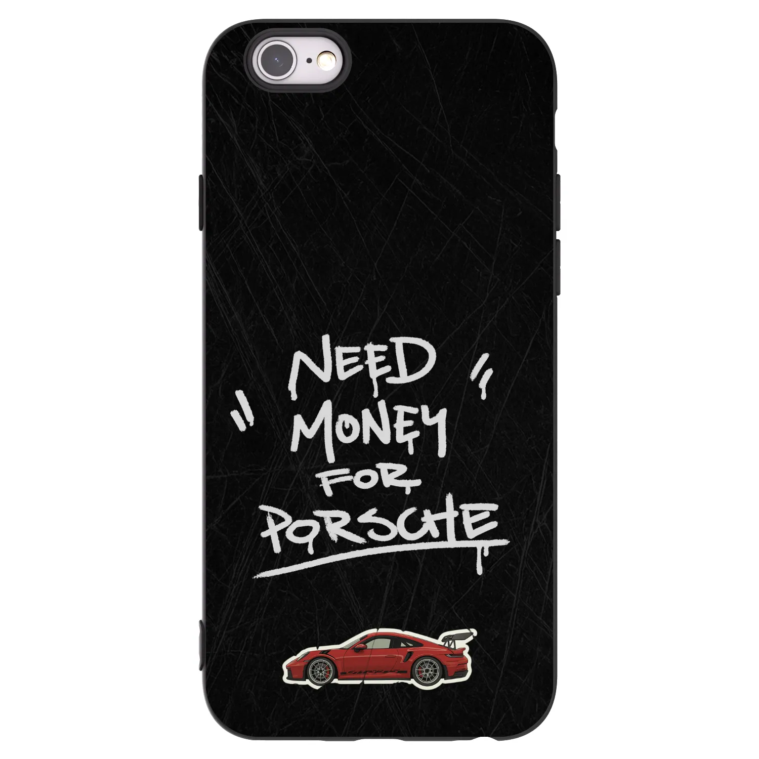 Picasee silikónový čierny obal pre Apple iPhone 6/6S - Dark Racer