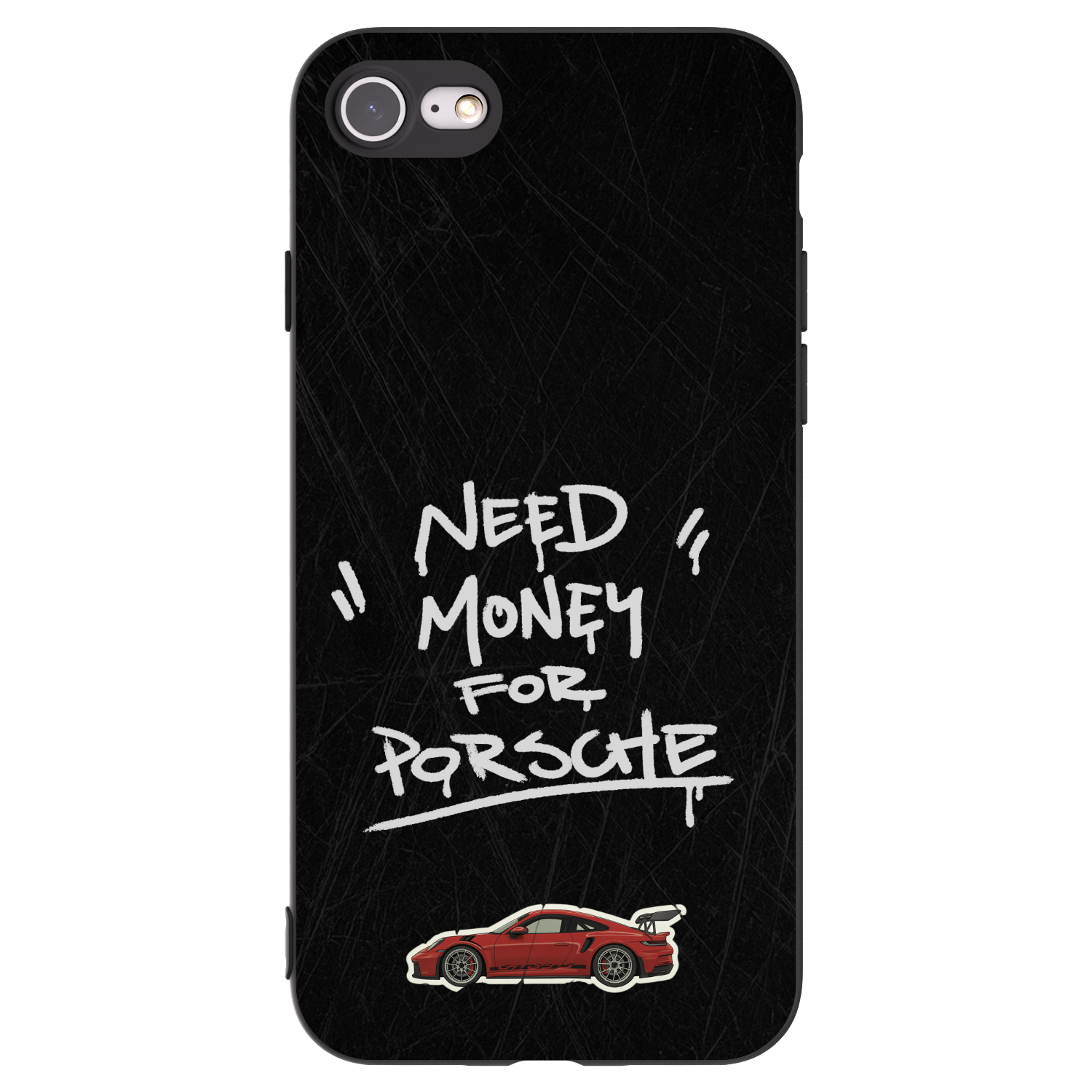 Picasee silikónový čierny obal pre Apple iPhone 7 - Dark Racer
