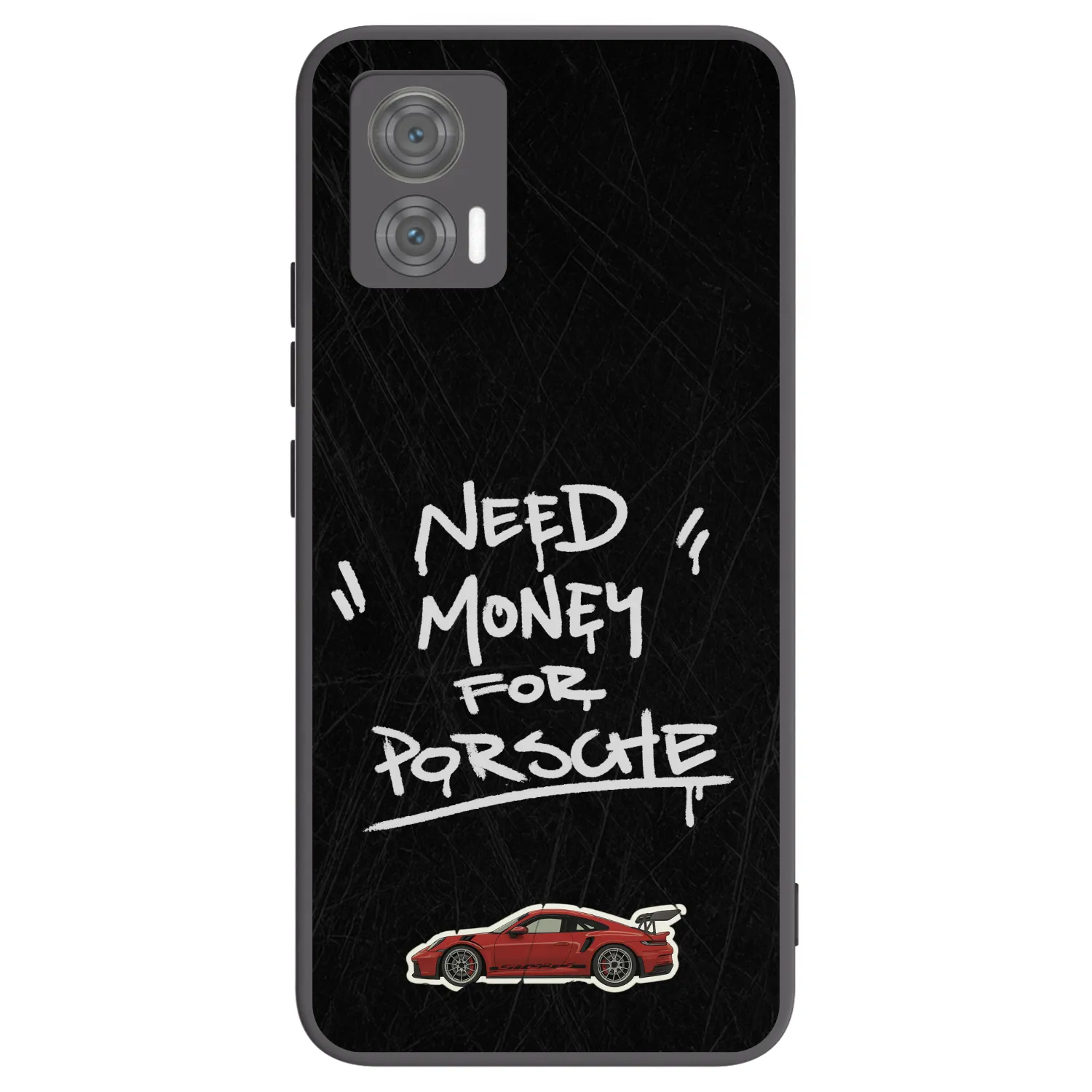 Picasee silikónový čierny obal pre Motorola Edge 30 Neo - Dark Racer