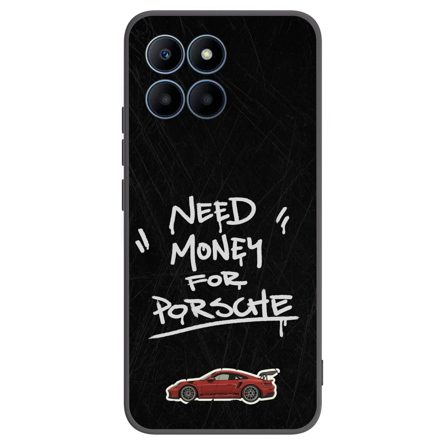 Picasee silikónový čierny obal pre Honor 70 Lite - Dark Racer