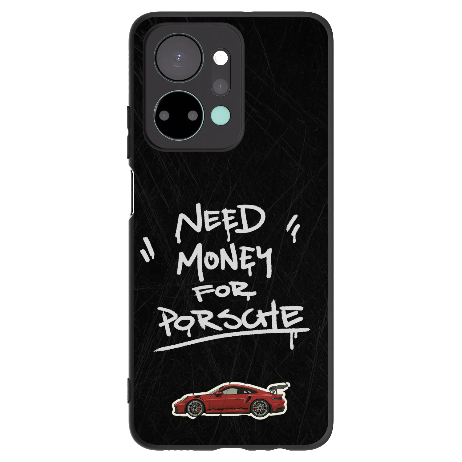Picasee silikónový čierny obal pre Honor X7a - Dark Racer