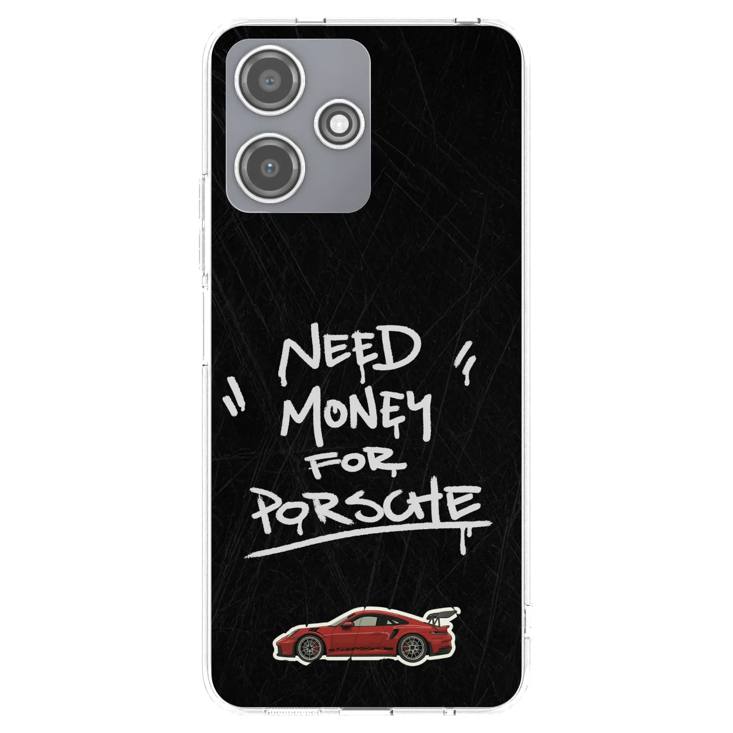 Picasee silikónový prehľadný obal pre Xiaomi Redmi 12 5G - Dark Racer