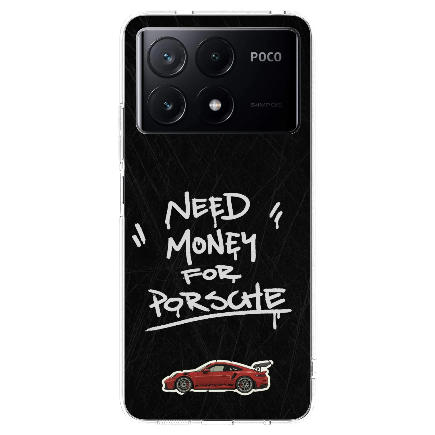 Picasee silikónový prehľadný obal pre Xiaomi Poco X6 Pro - Dark Racer