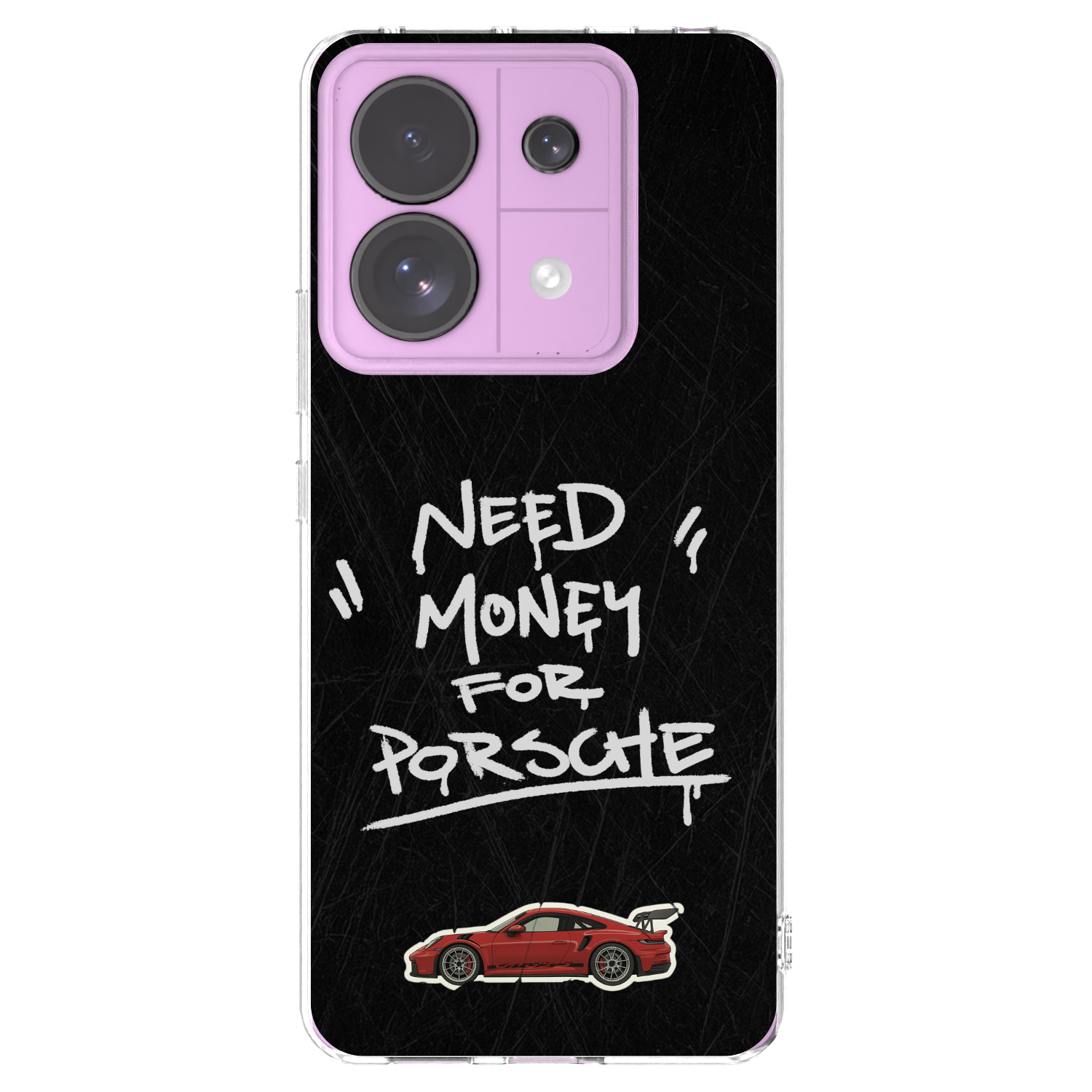 Picasee silikónový prehľadný obal pre Xiaomi Redmi Note 13 Pro 5G - Dark Racer