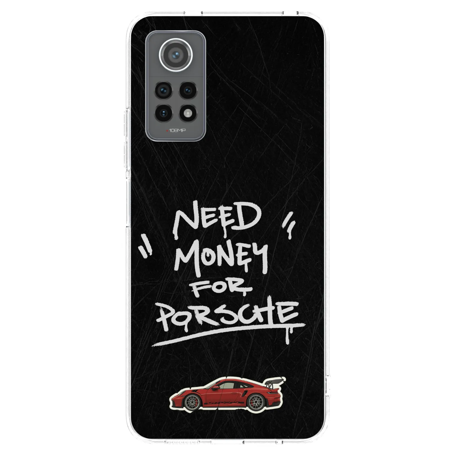 Picasee silikónový prehľadný obal pre Xiaomi Redmi Note 12 Pro 4G - Dark Racer