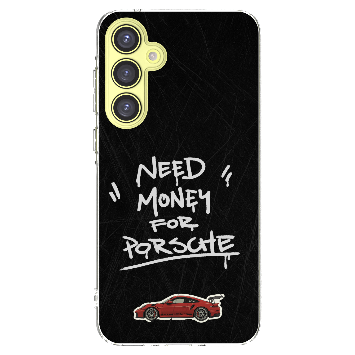 Picasee silikónový prehľadný obal pre Samsung Galaxy A35 5G A356B - Dark Racer