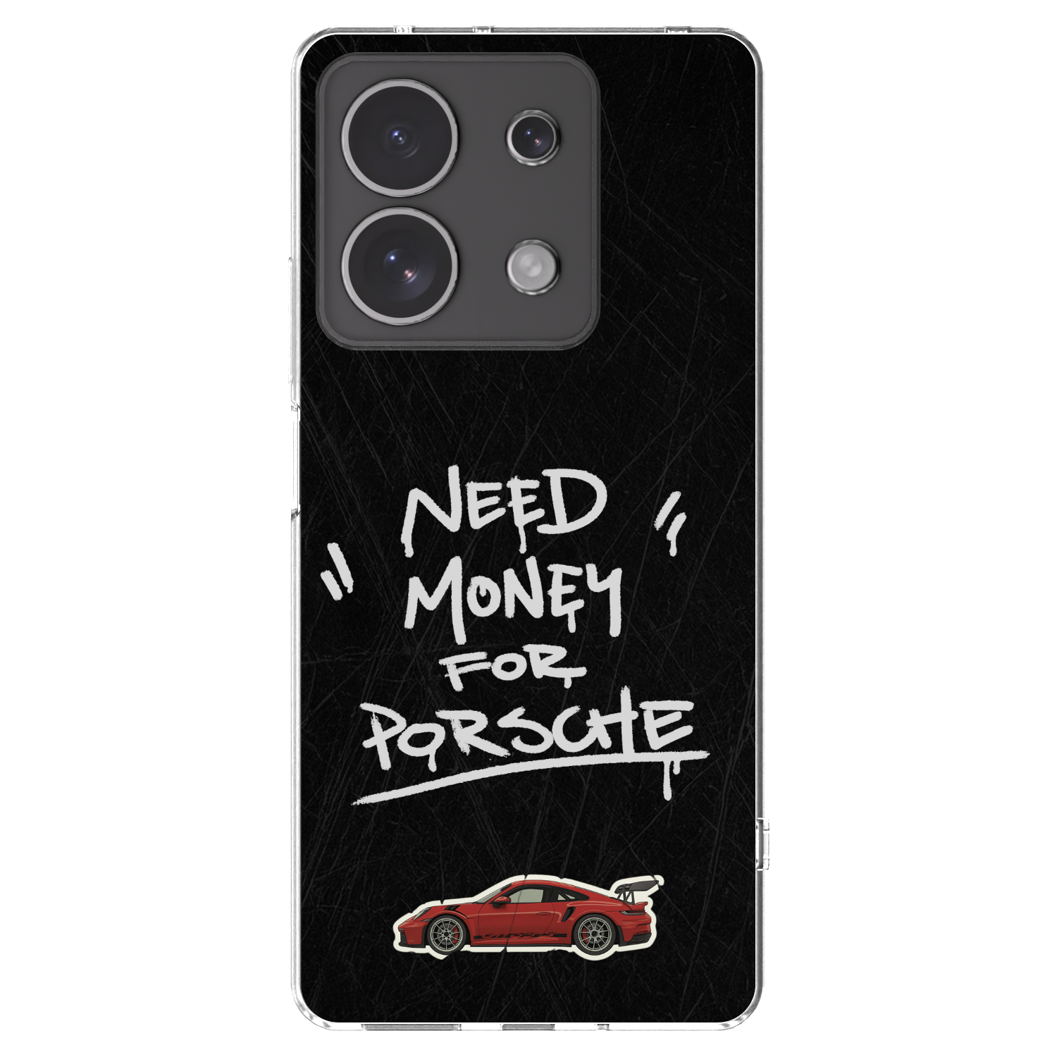 Picasee silikónový prehľadný obal pre Xiaomi Redmi Note 13 4G - Dark Racer