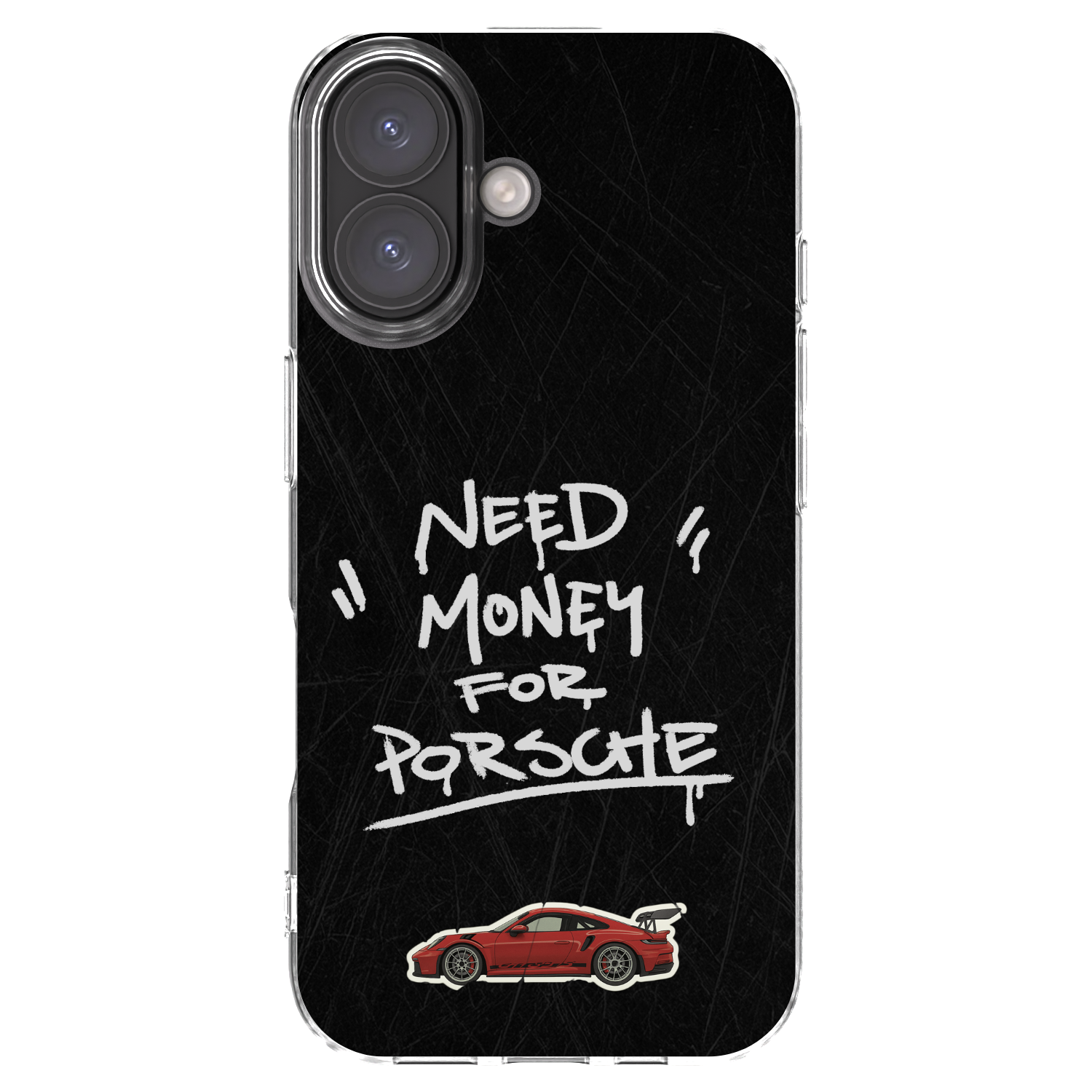 Picasee silikónový prehľadný obal pre Apple iPhone 16 - Dark Racer