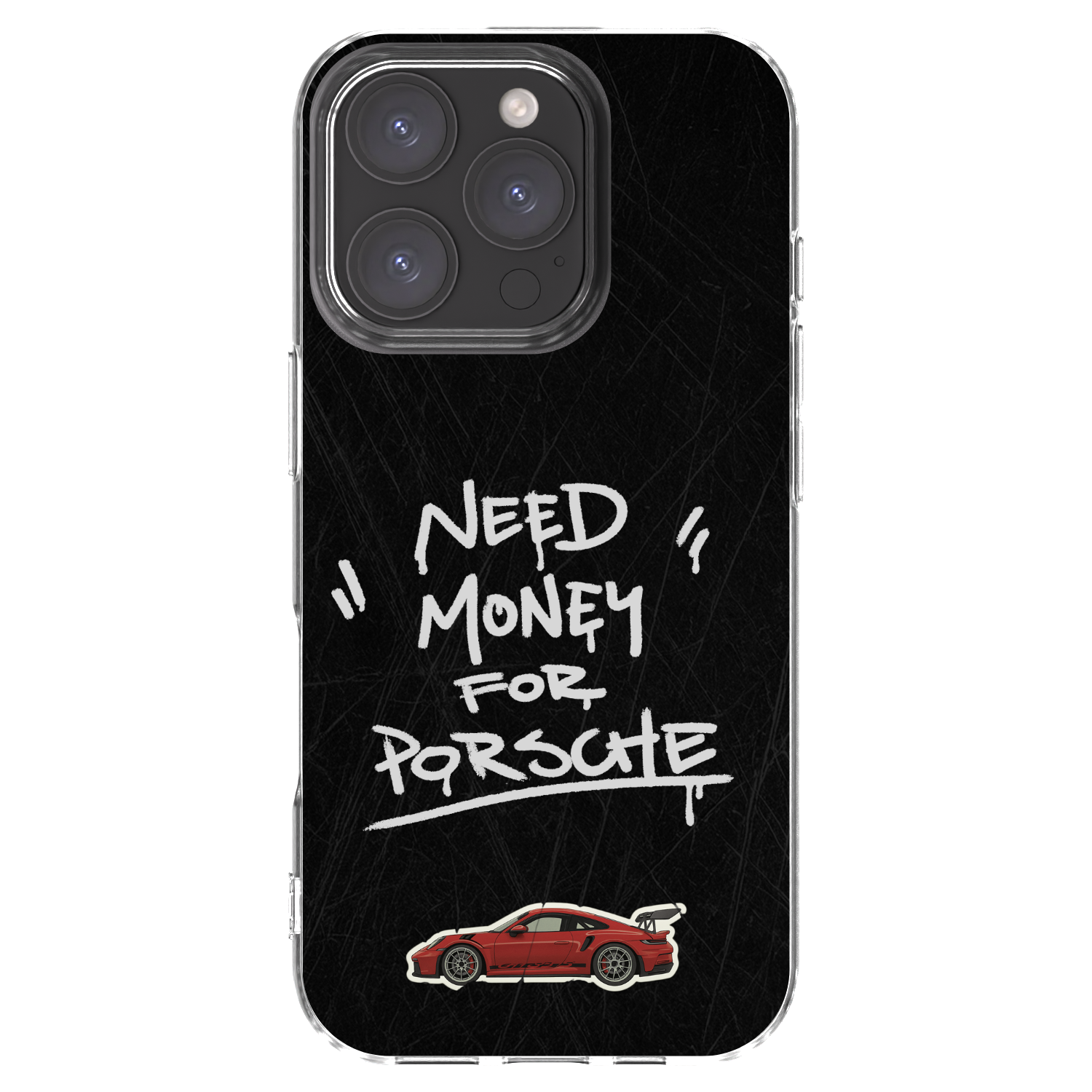 Picasee silikónový prehľadný obal pre Apple iPhone 16 Pro - Dark Racer
