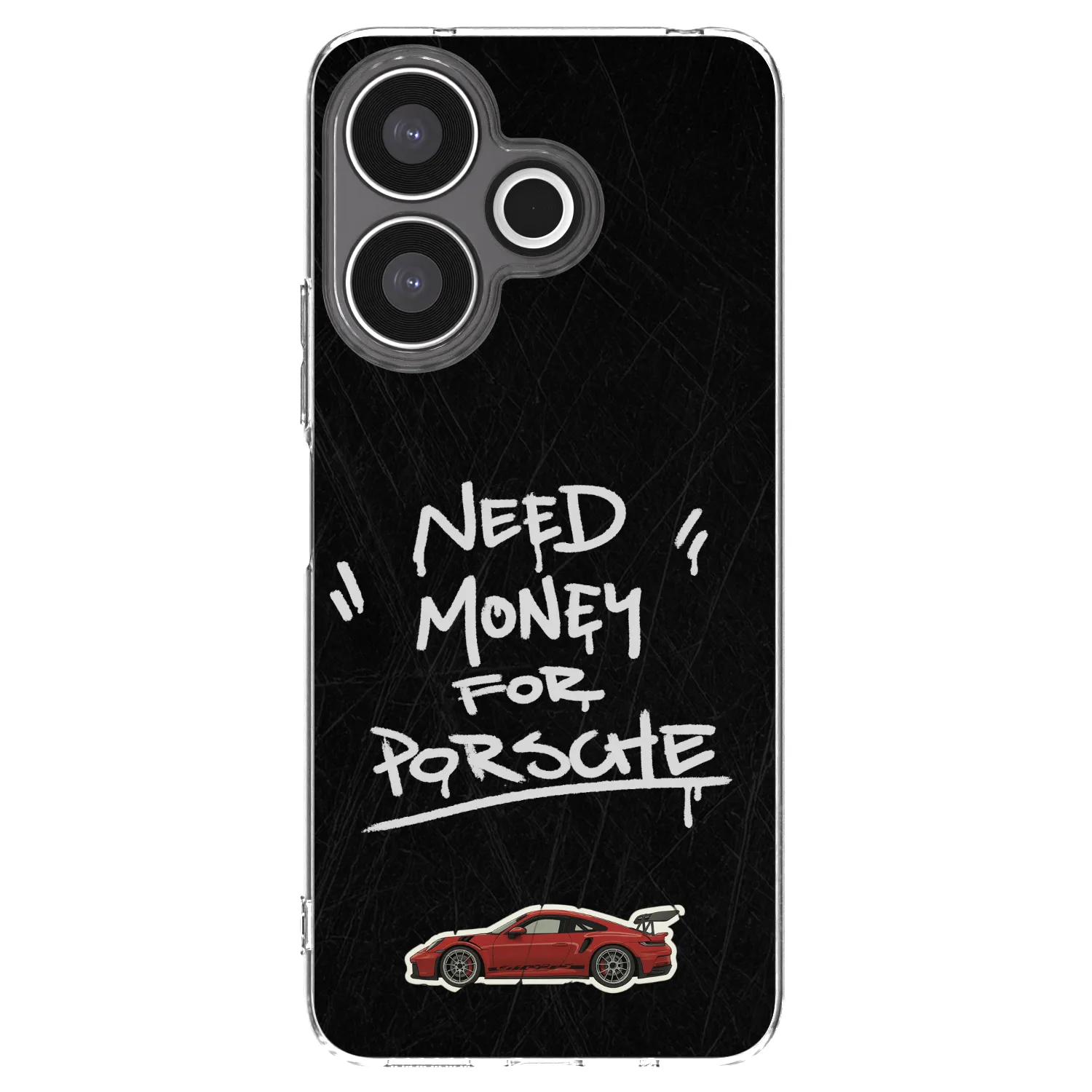 Picasee silikónový prehľadný obal pre Xiaomi Redmi 13 4G - Dark Racer