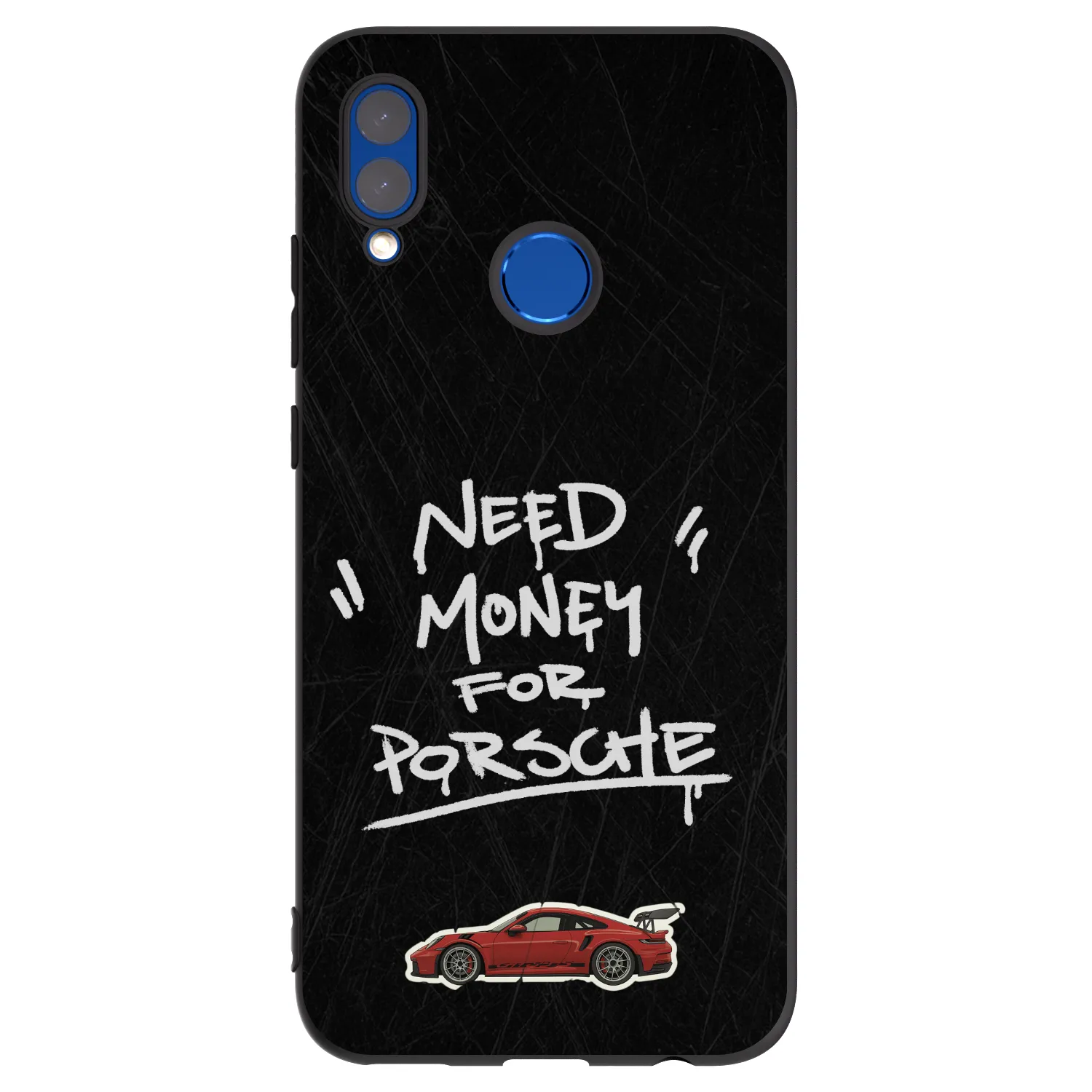 Picasee silikónový čierny obal pre Huawei P Smart 2019 - Dark Racer