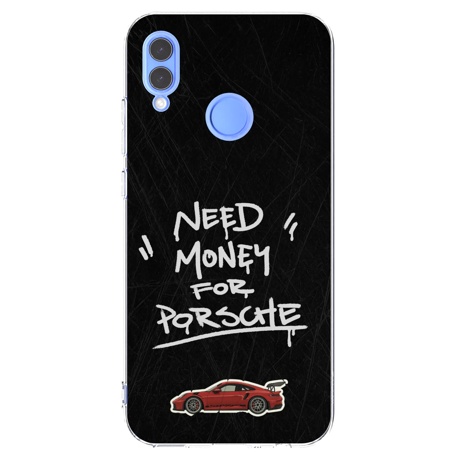 Picasee silikónový prehľadný obal pre Huawei P Smart 2019 - Dark Racer
