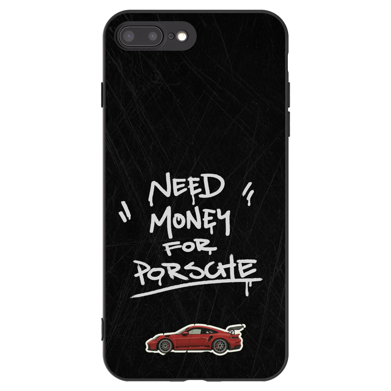 Picasee silikónový čierny obal pre Apple iPhone 7 Plus - Dark Racer