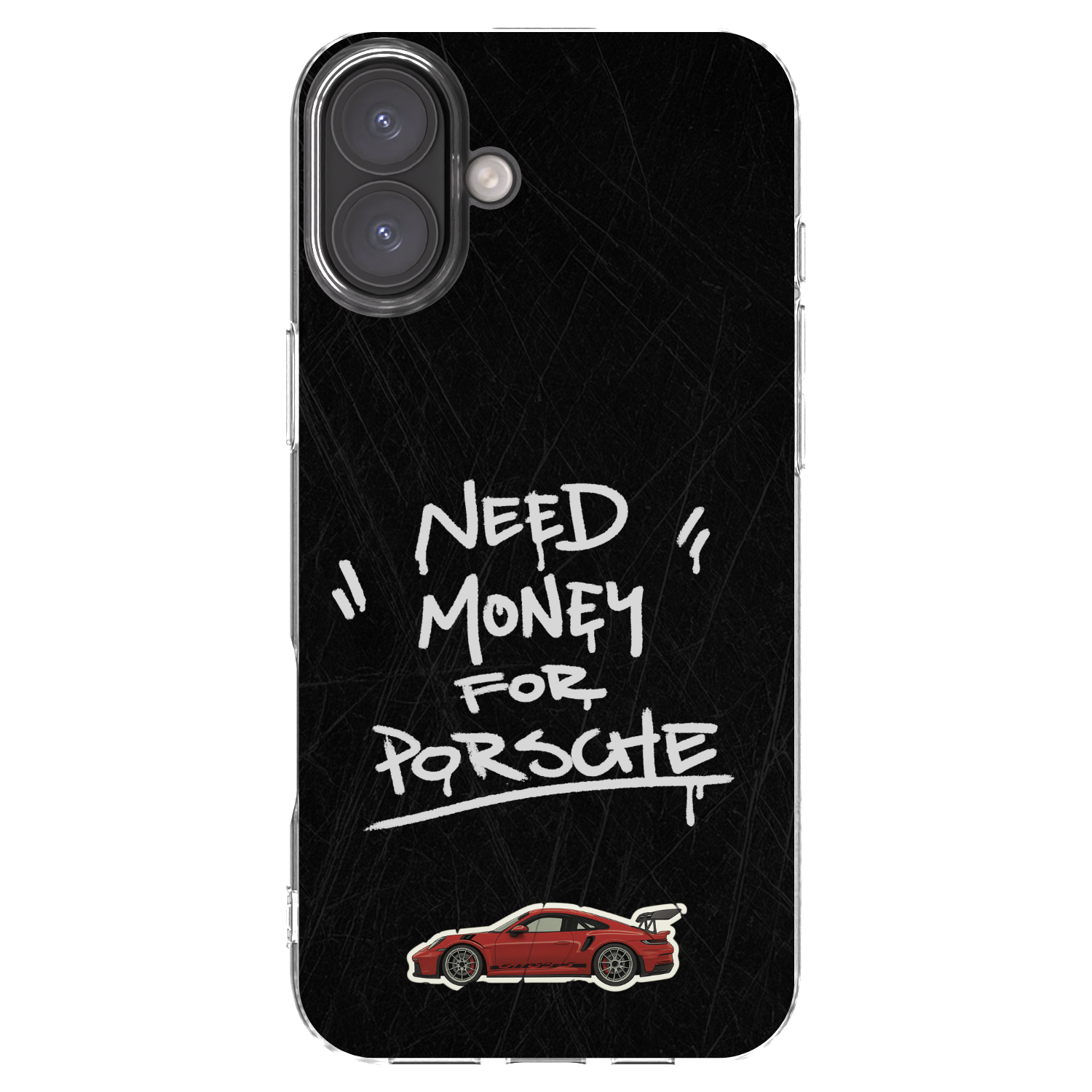 Picasee silikónový prehľadný obal pre Apple iPhone 16 Plus - Dark Racer