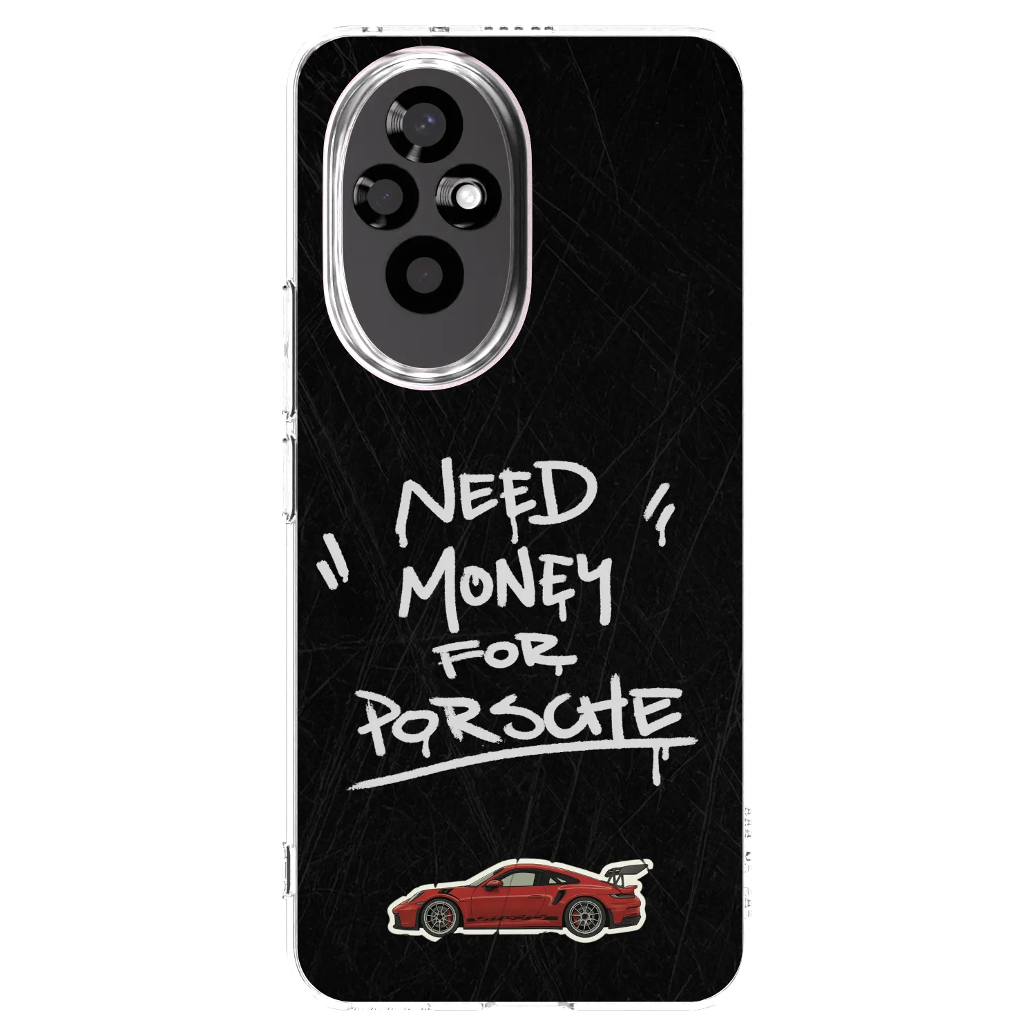 Picasee silikónový prehľadný obal pre Honor 200 Pro 5G - Dark Racer