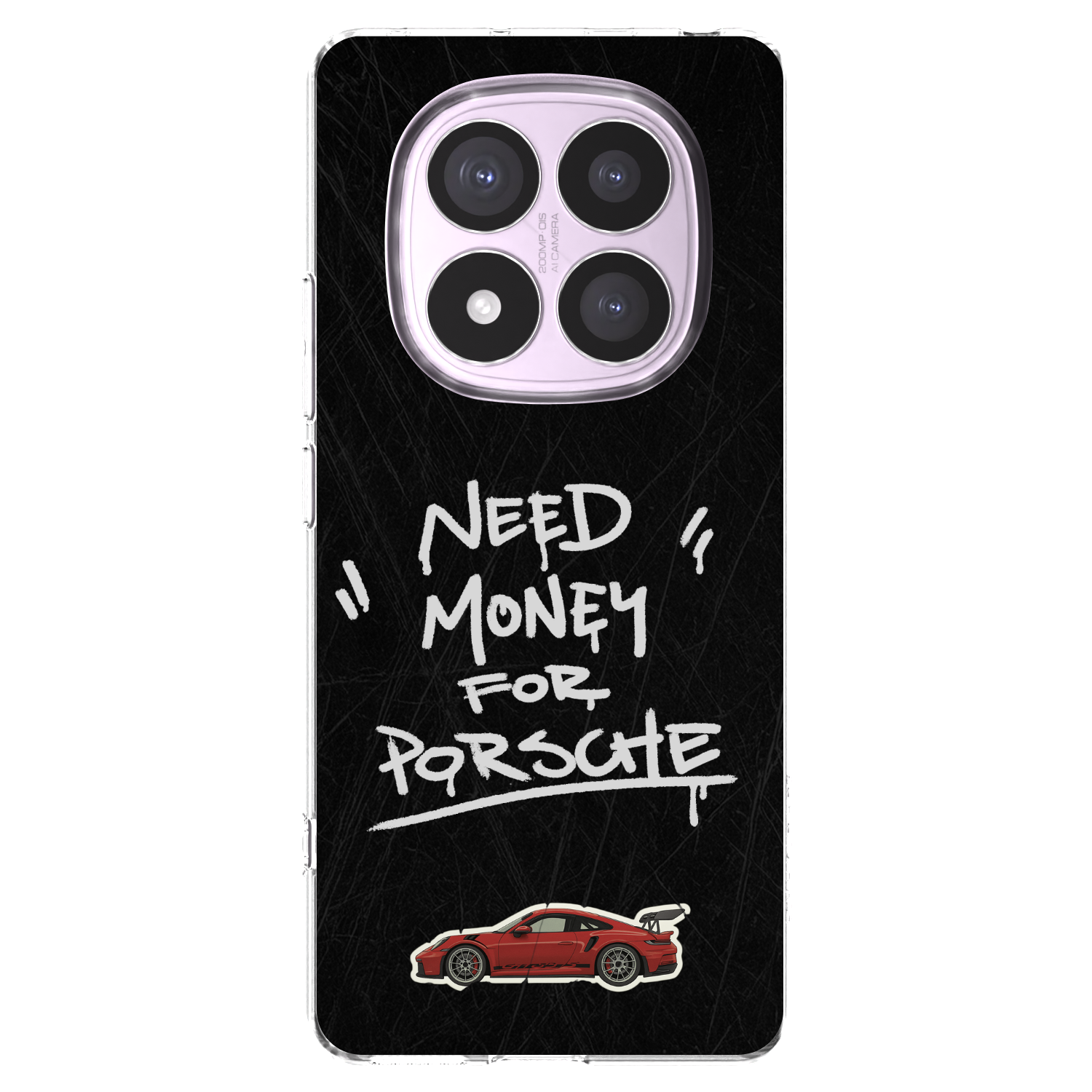Picasee silikónový prehľadný obal pre Xiaomi Redmi Note 14 Pro 5G - Dark Racer