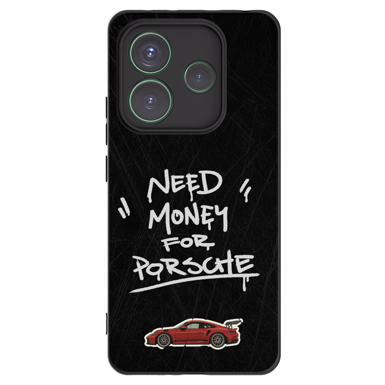 Picasee silikónový čierny obal pre Xiaomi Redmi Note 14 5G - Dark Racer