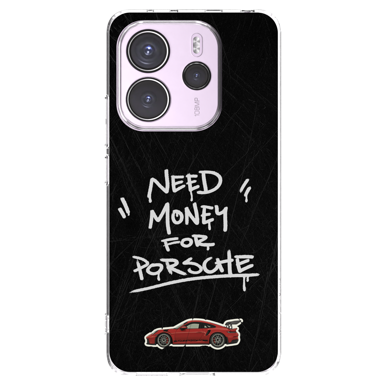 Picasee silikónový prehľadný obal pre Xiaomi Redmi Note 14 4G - Dark Racer