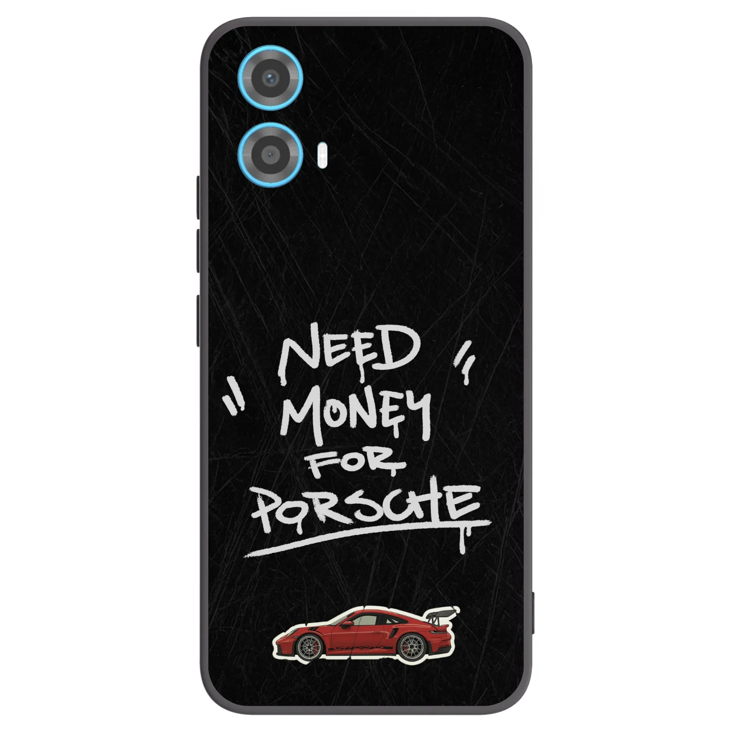 Picasee silikónový čierny obal pre Motorola Moto G34 5G - Dark Racer