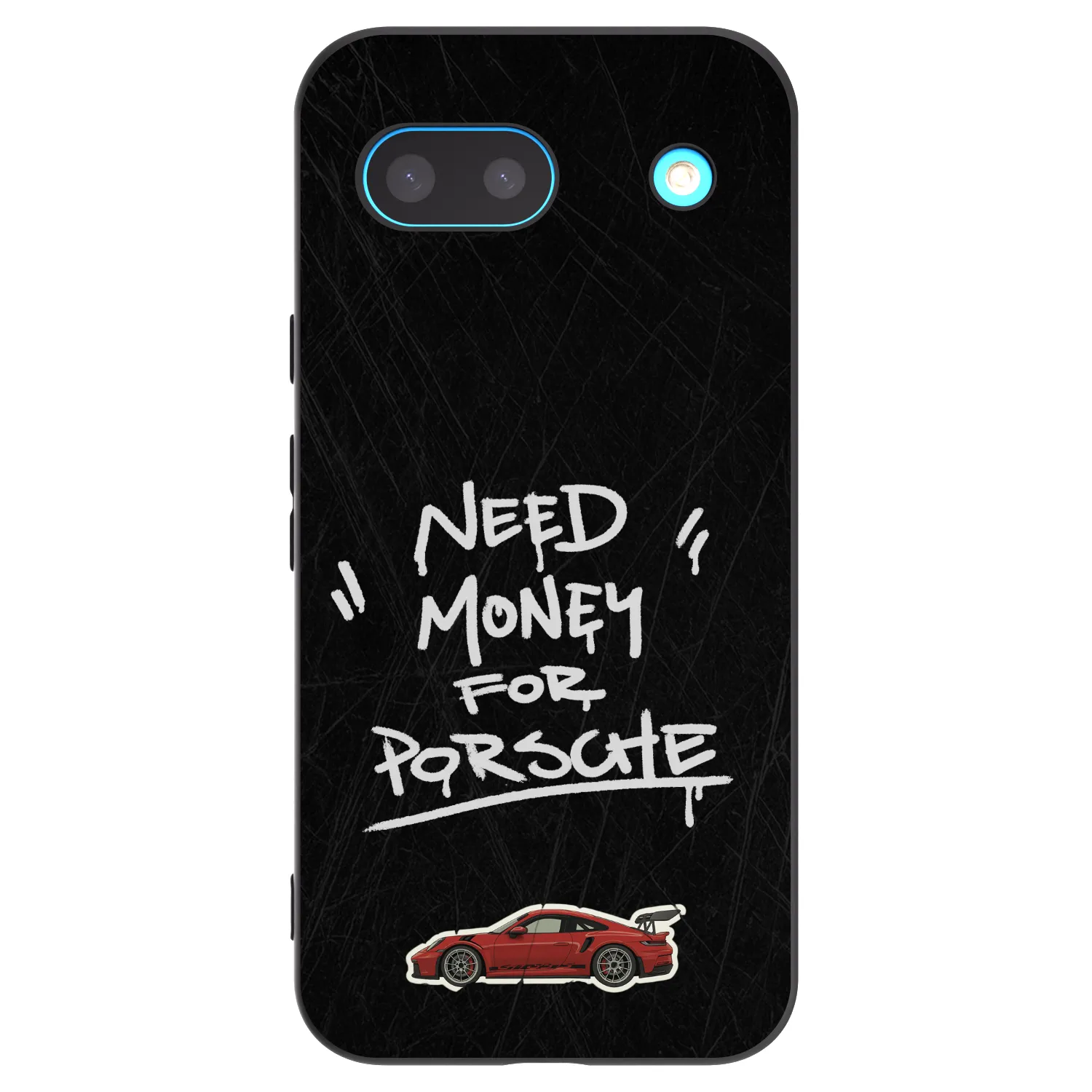 Picasee silikónový čierny obal pre Google Pixel 8a - Dark Racer