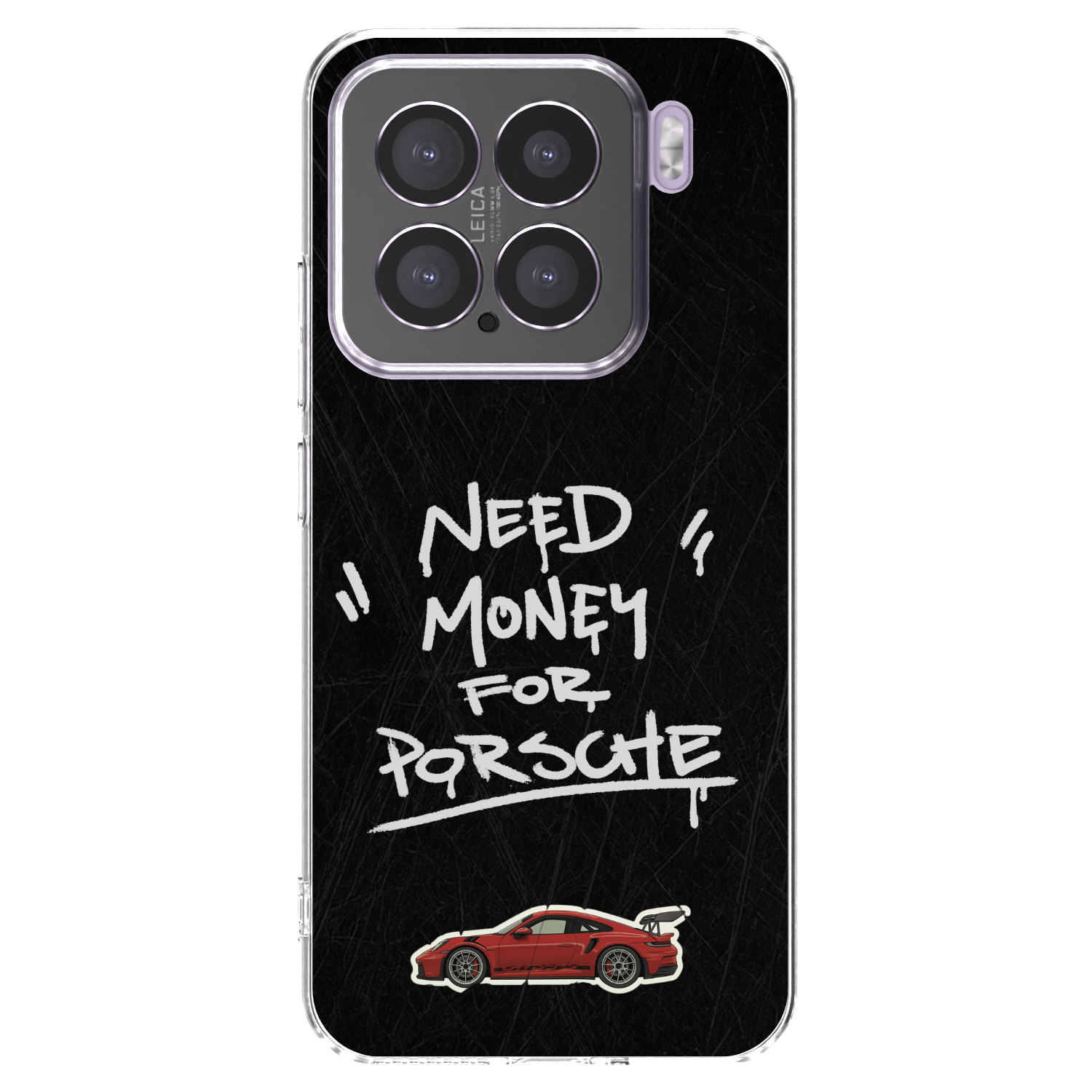 Silikónový prehľadný obal pre Xiaomi 15 - Dark Racer
