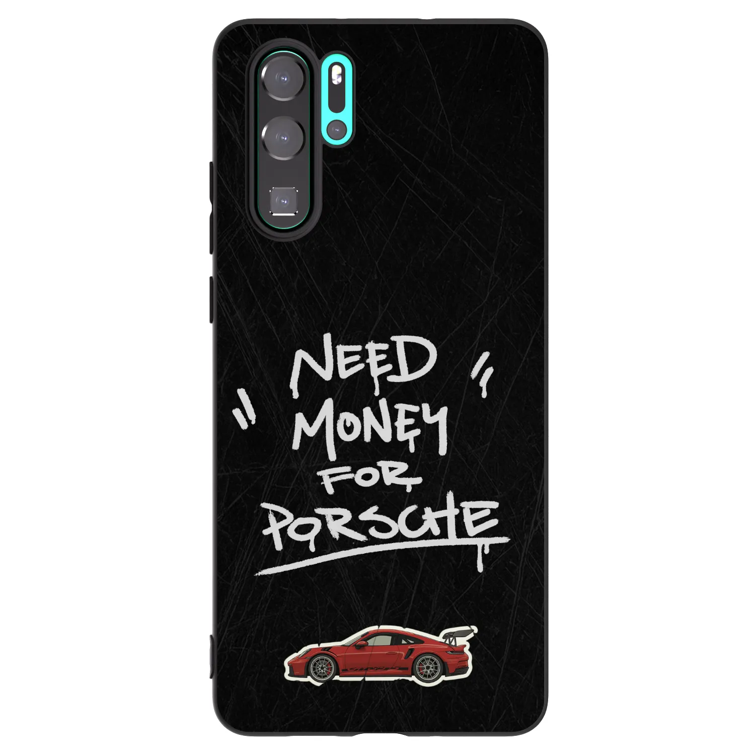 Picasee silikónový čierny obal pre Huawei P30 Pro - Dark Racer