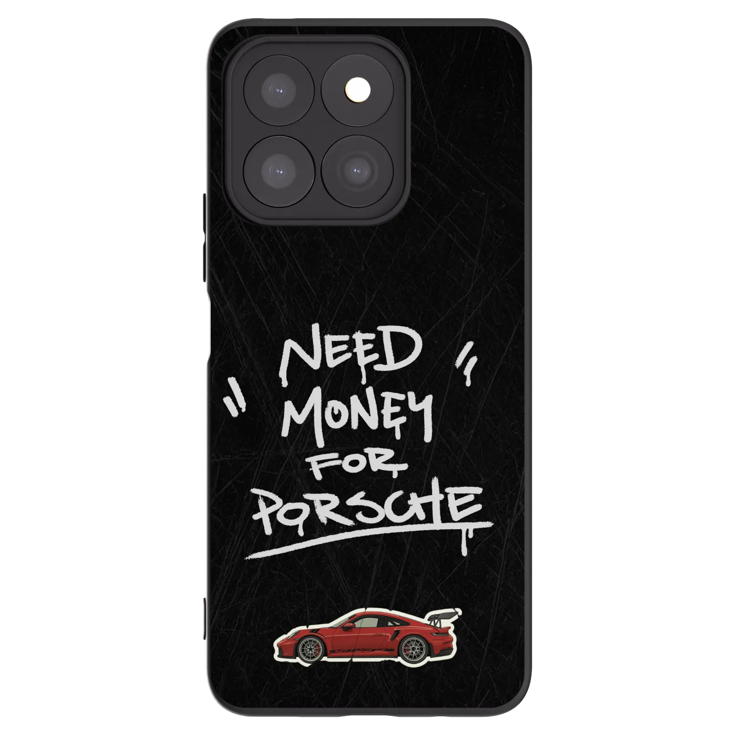 Picasee silikónový čierny obal pre Honor X8c - Dark Racer