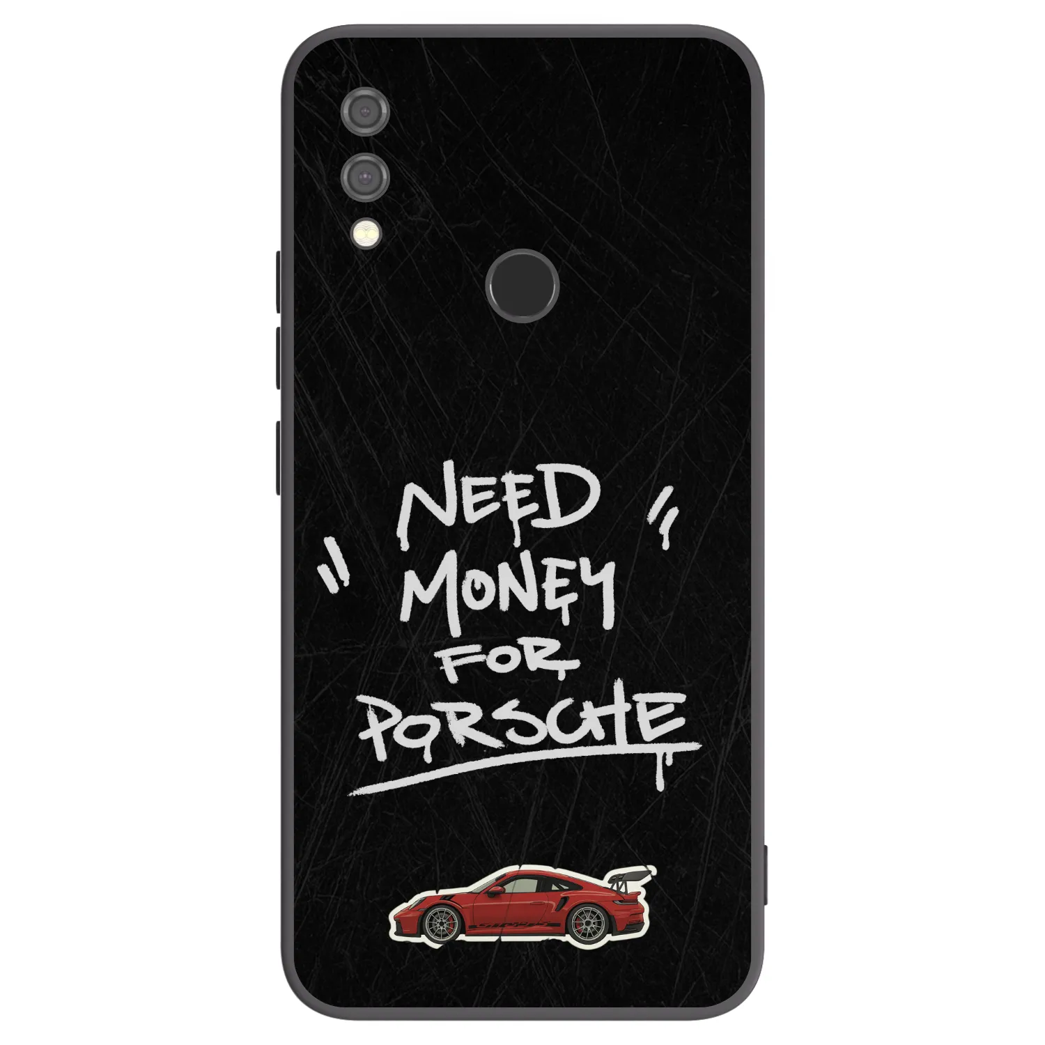 Silikónový čierny obal pre Xiaomi Redmi Note 7 - Dark Racer