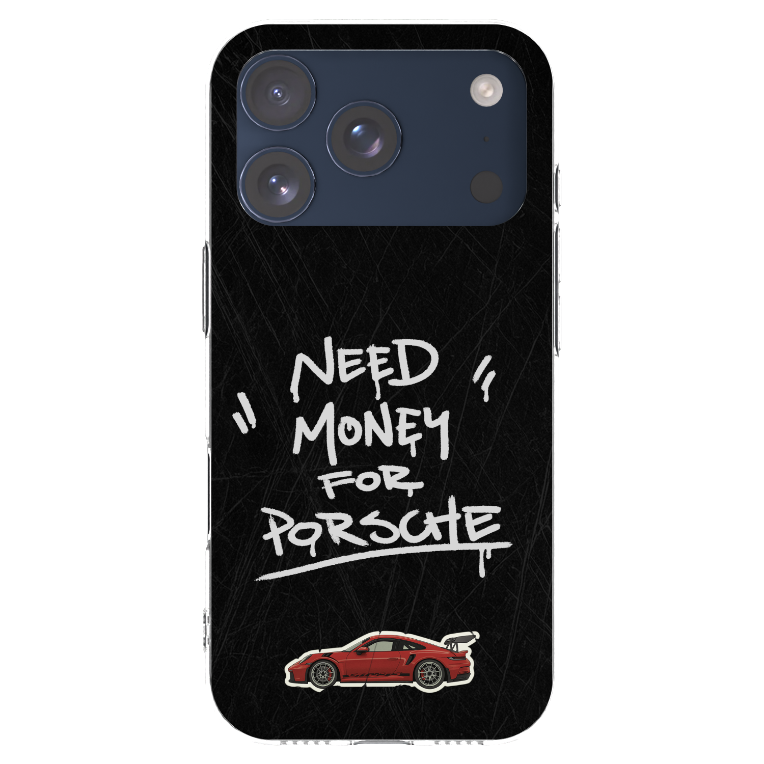 Picasee silikónový prehľadný obal pre Apple iPhone 17 Pro - Dark Racer