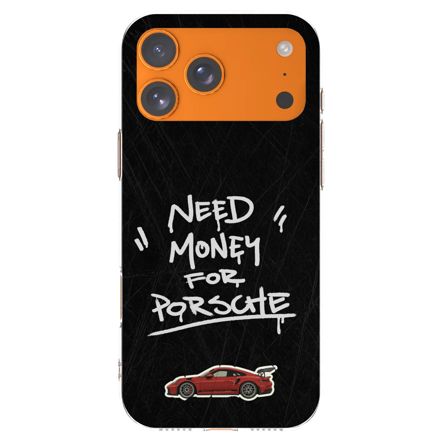 Picasee silikónový prehľadný obal pre Apple iPhone 17 Pro Max - Dark Racer