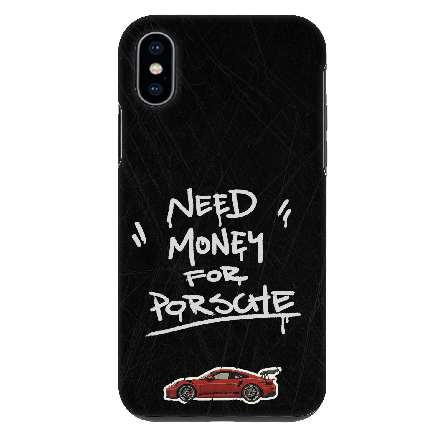 Picasee Fashion Case pre Apple iPhone X/XS - Dark Racer